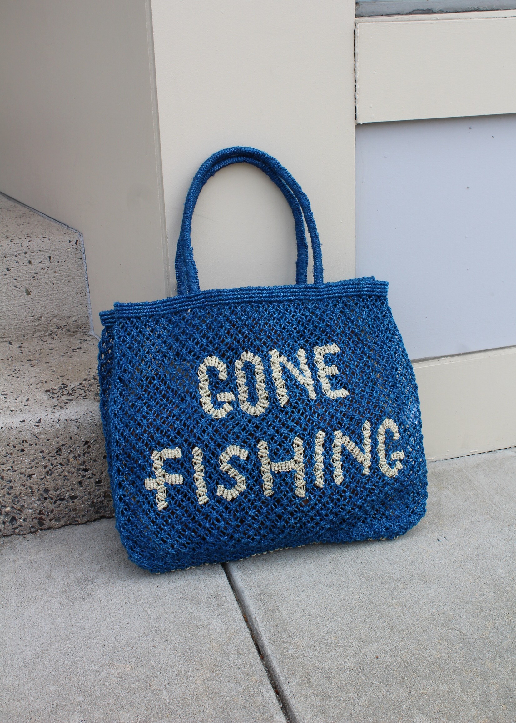 Gone Fishing Beach Bag