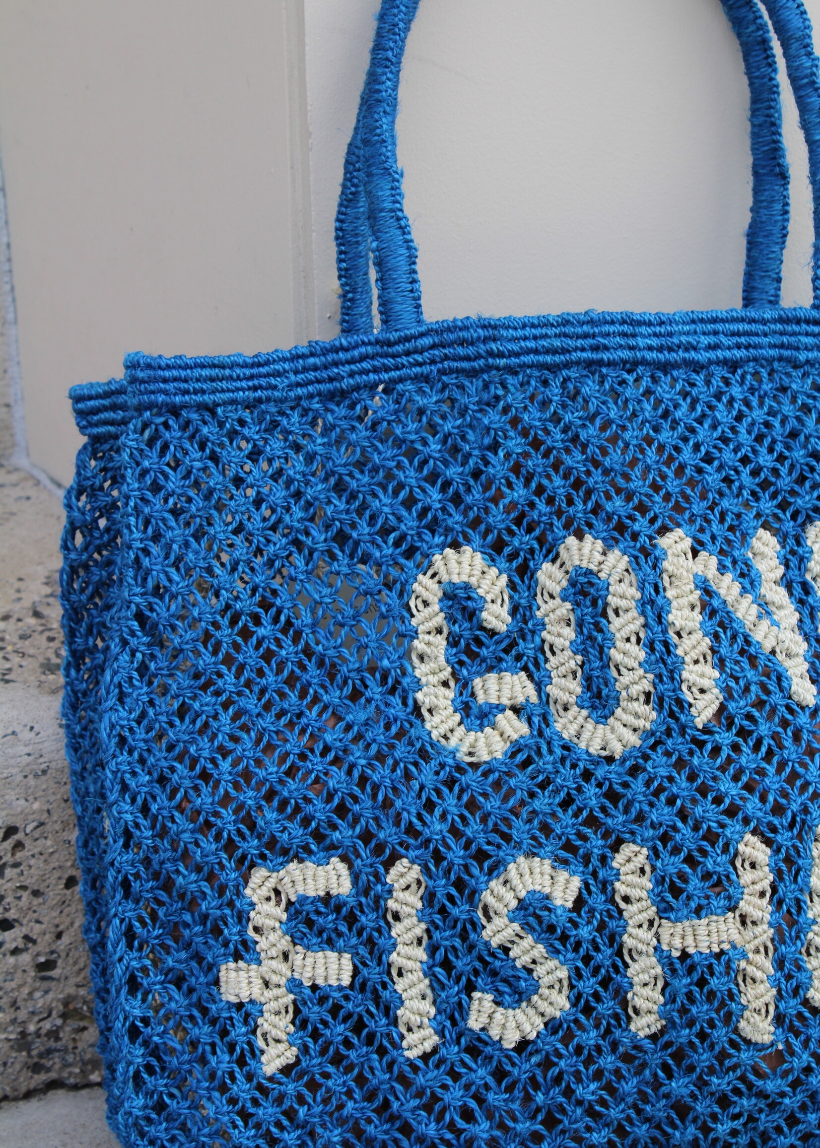 Gone Fishing Beach Bag