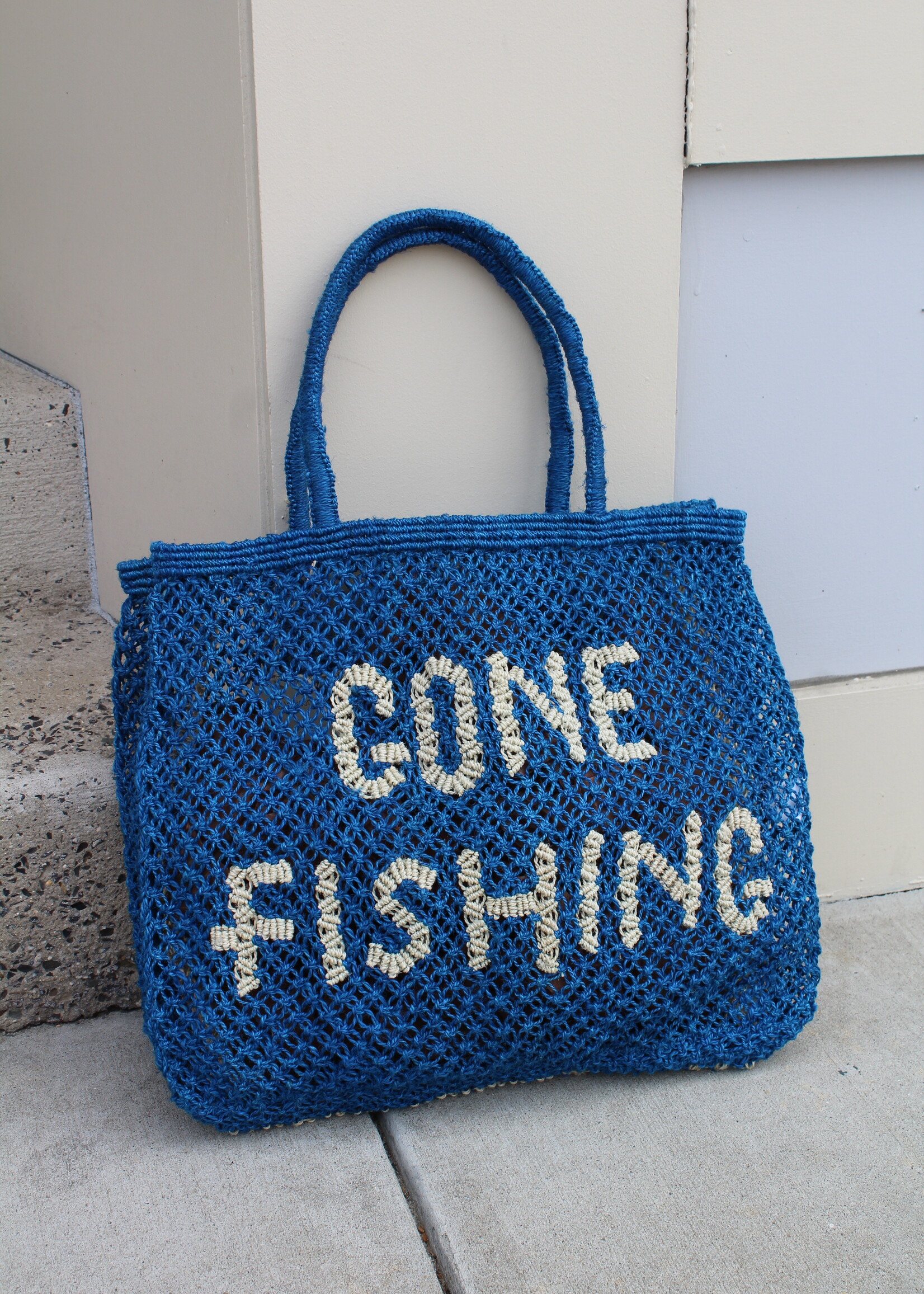 Gone Fishing Beach Bag