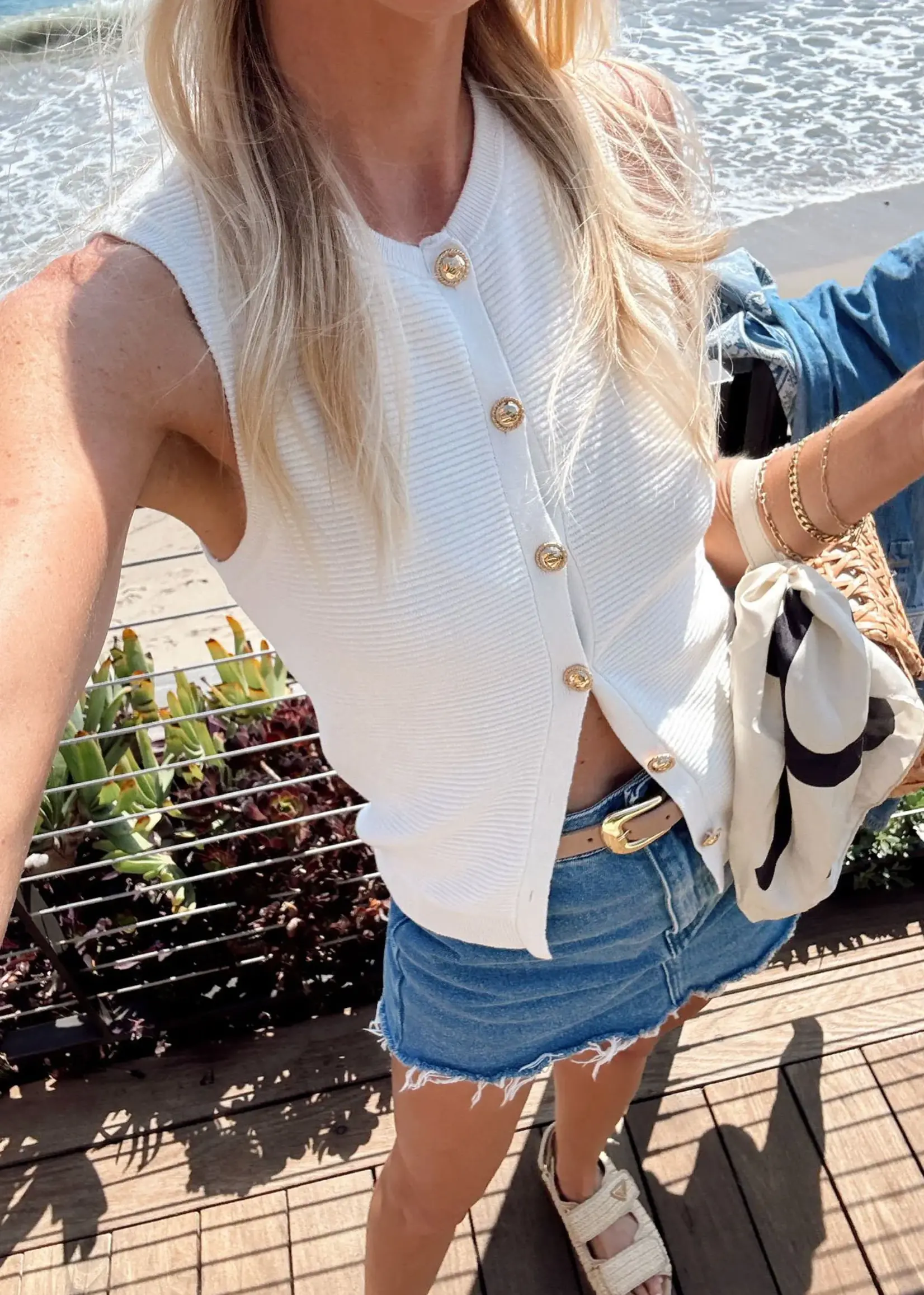 White Devin Tank