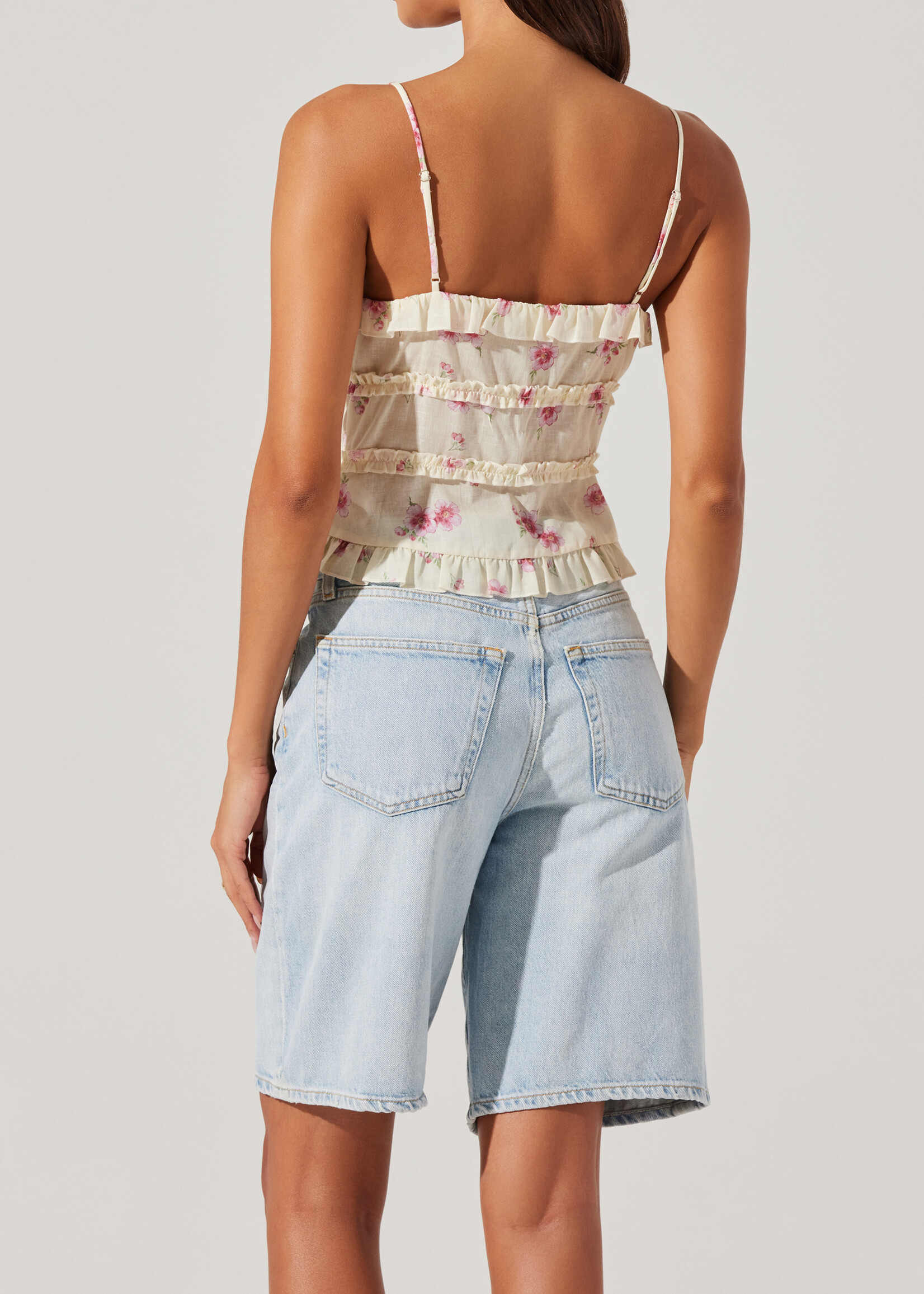 ASTR The Label Floral Islah Top