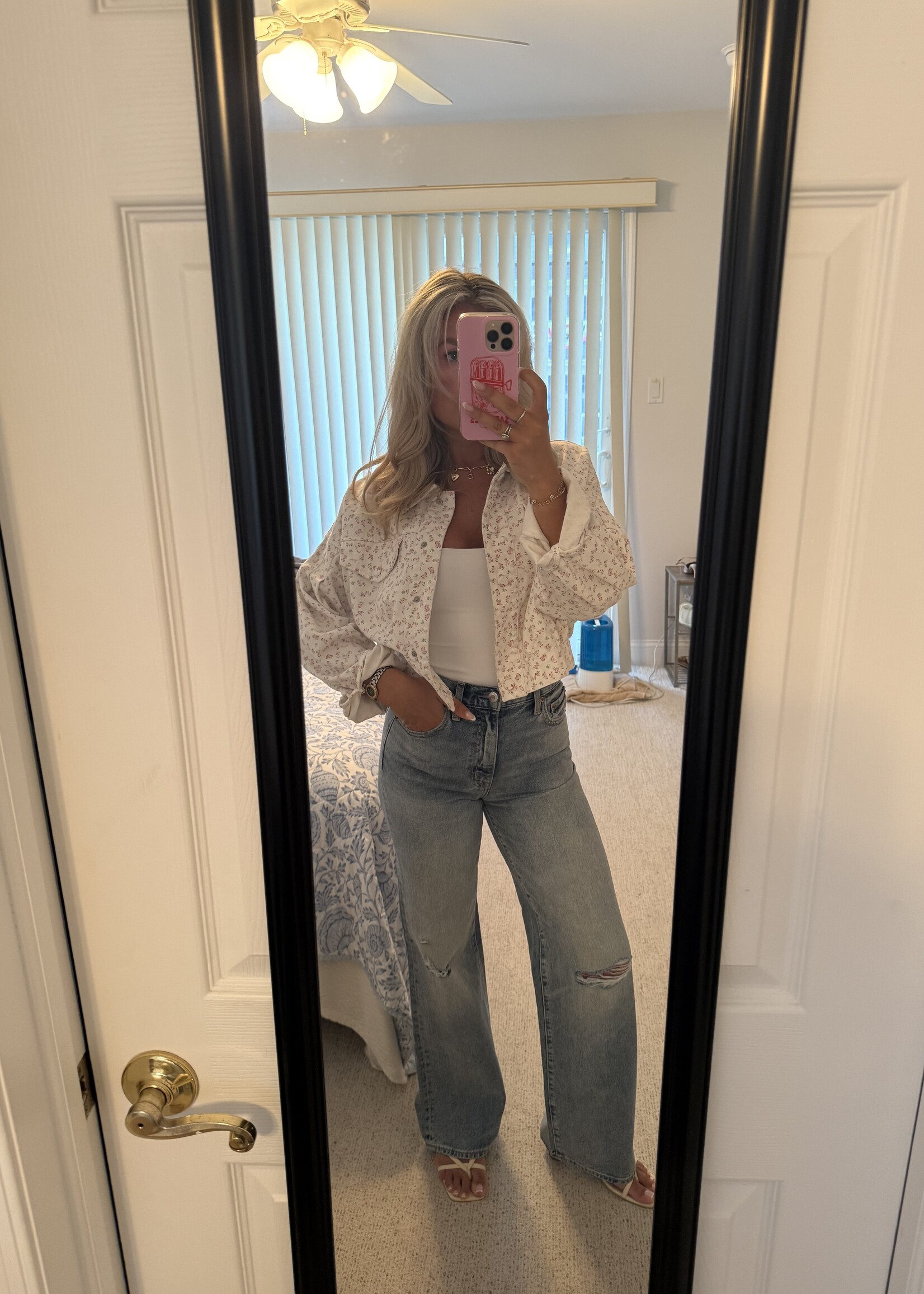 Pistola Hendrix Distressed Denim