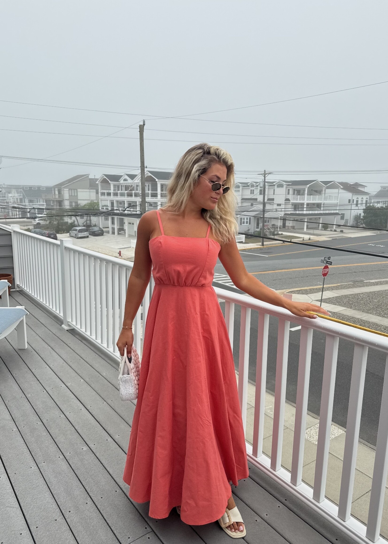 The Paige Dress Coral