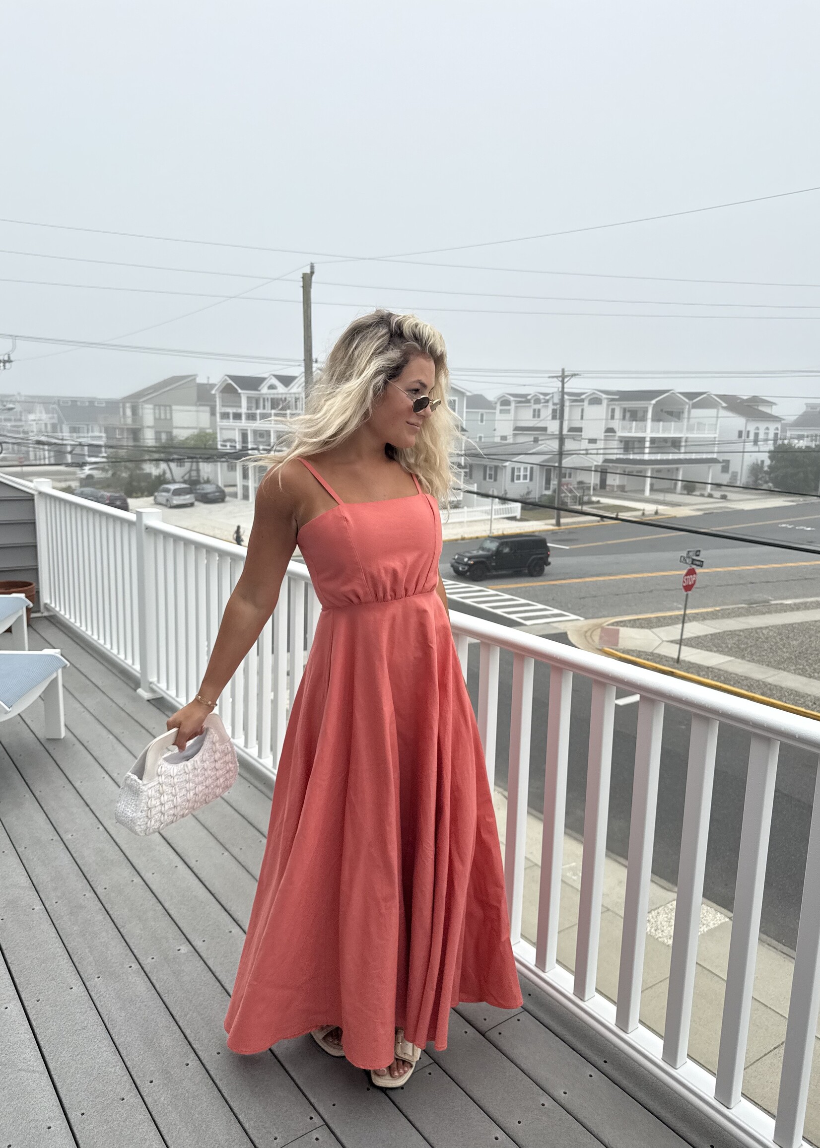 The Paige Dress Coral