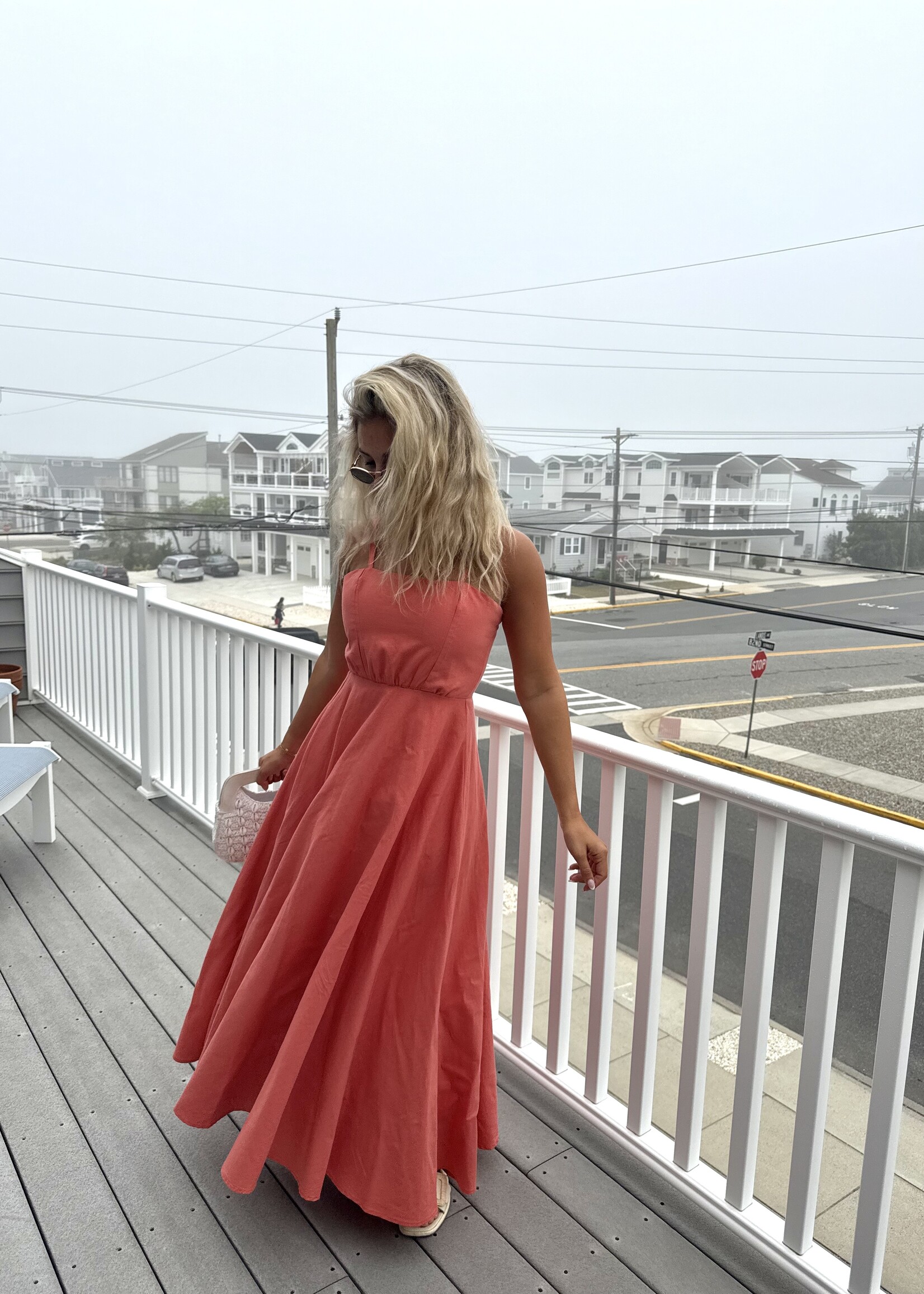 The Paige Dress Coral