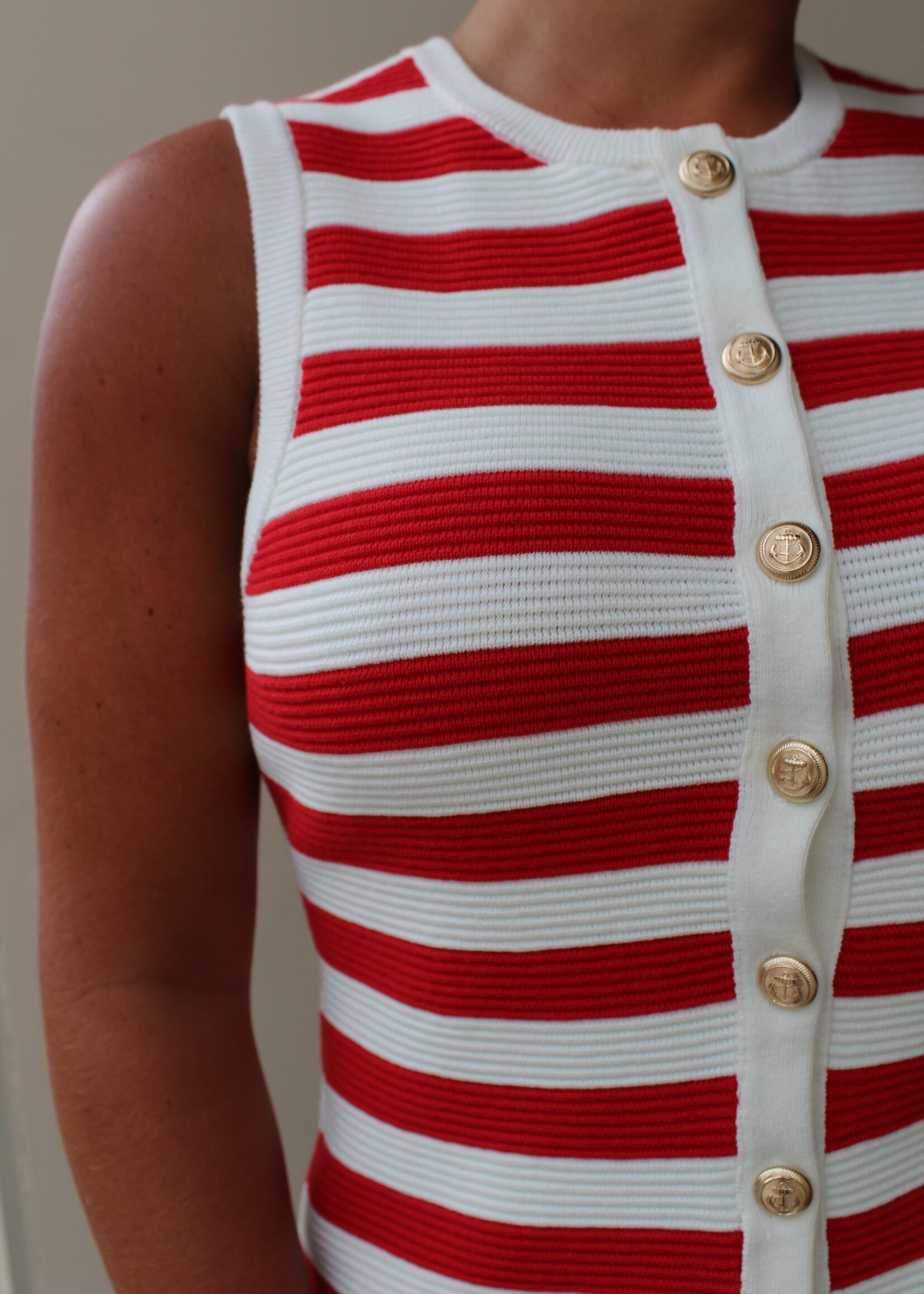 Red Stripe Devin Tank