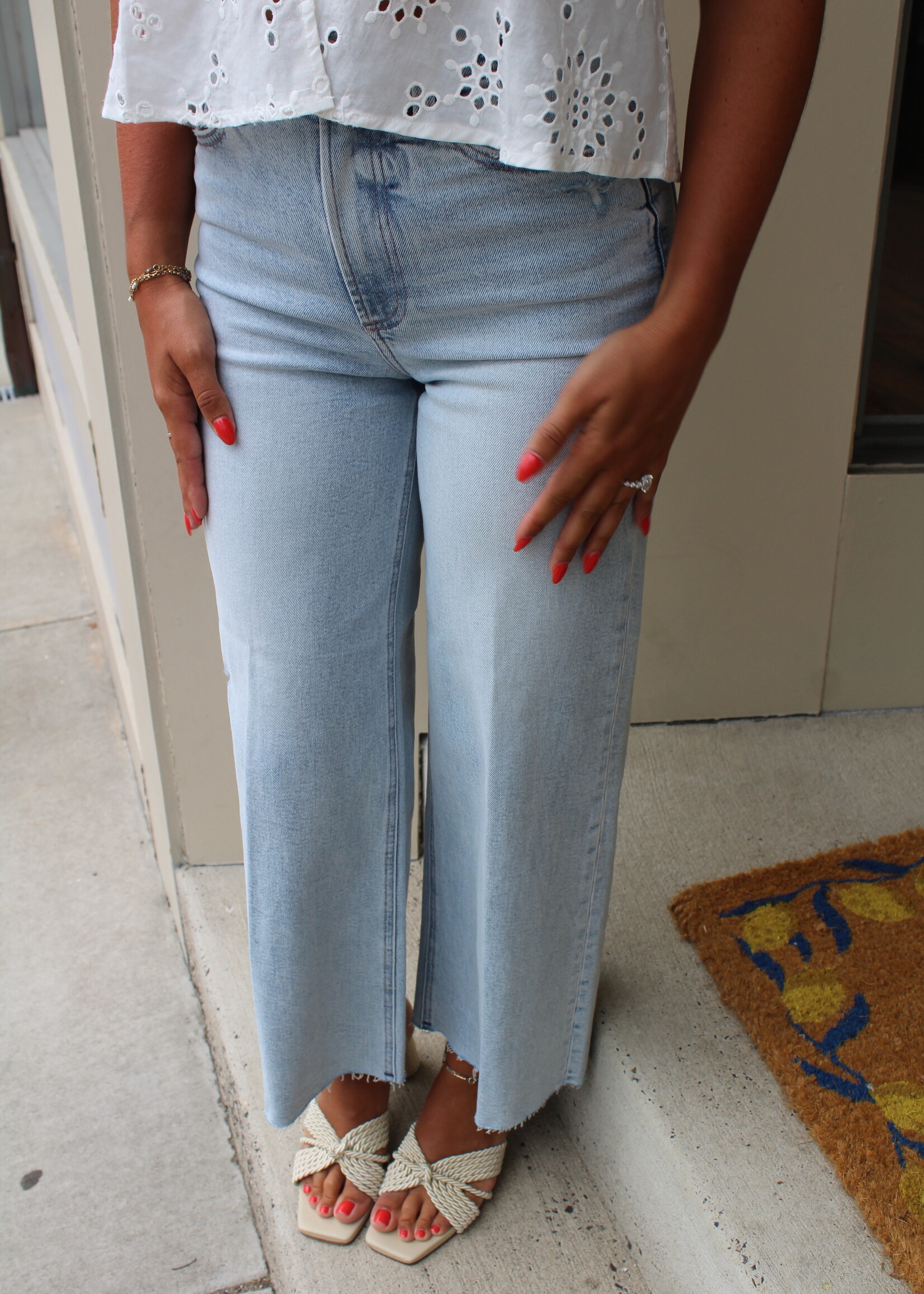 Pistola Sun Kissed Lana Crop Jean