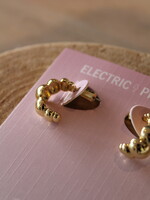 Gold Puff Earrings