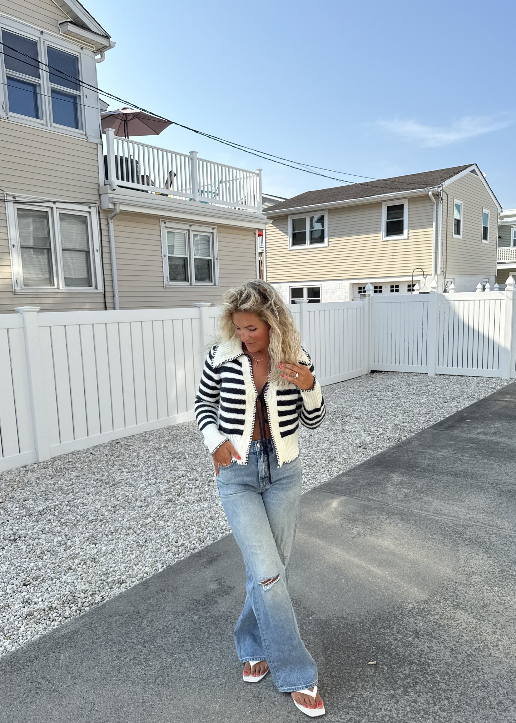 Pistola Hendrix Distressed Denim