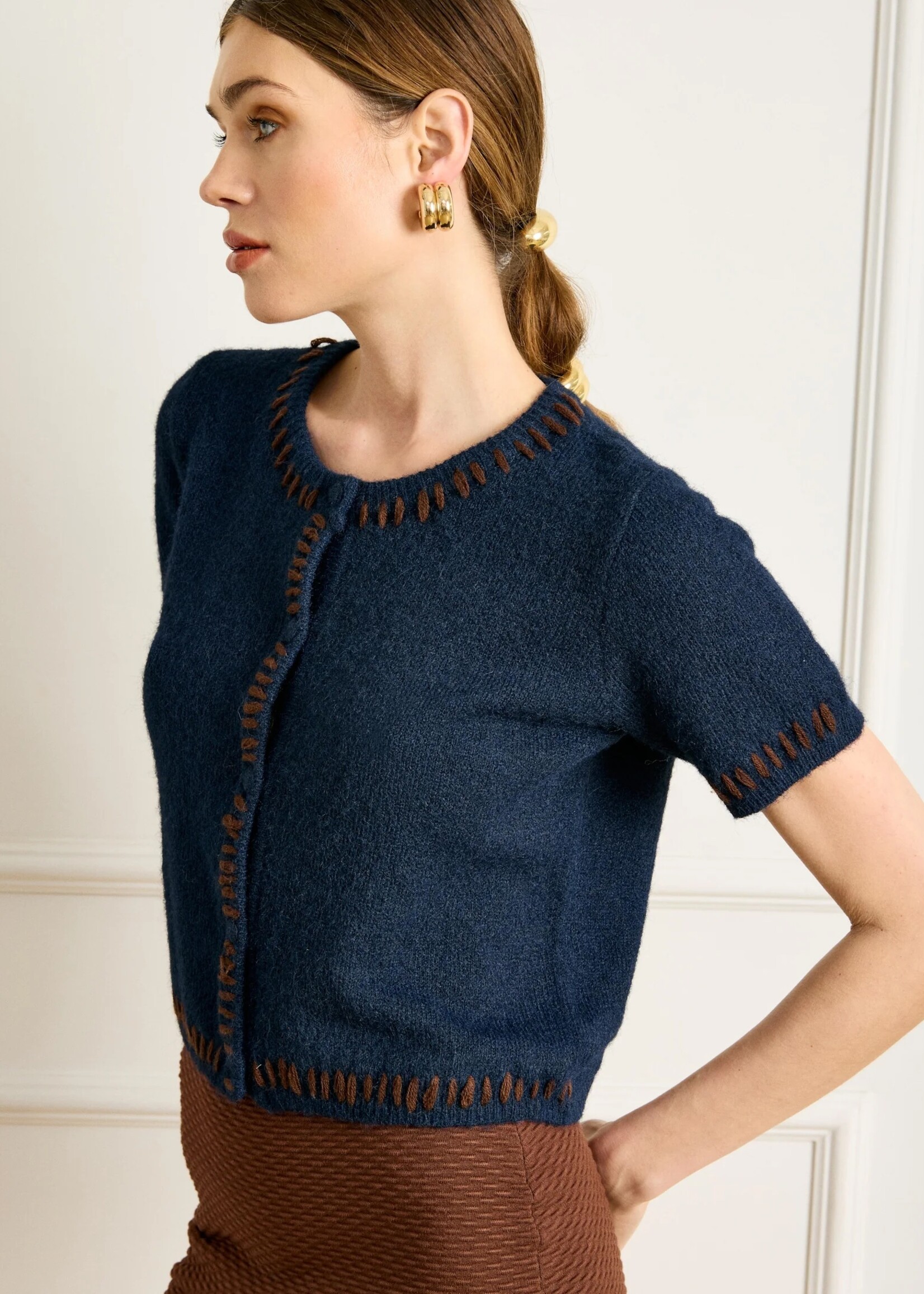 Navy Hessa Cardi