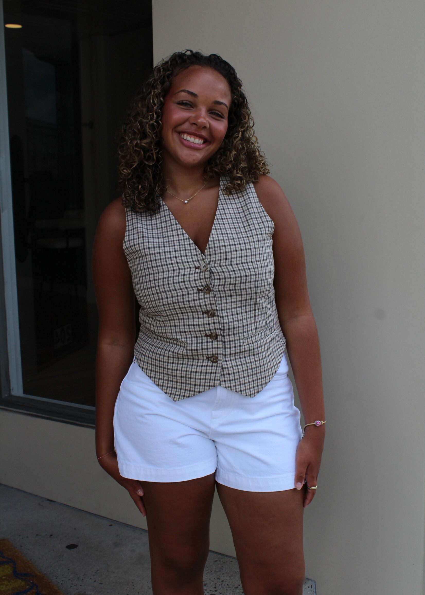 Plaid Vest