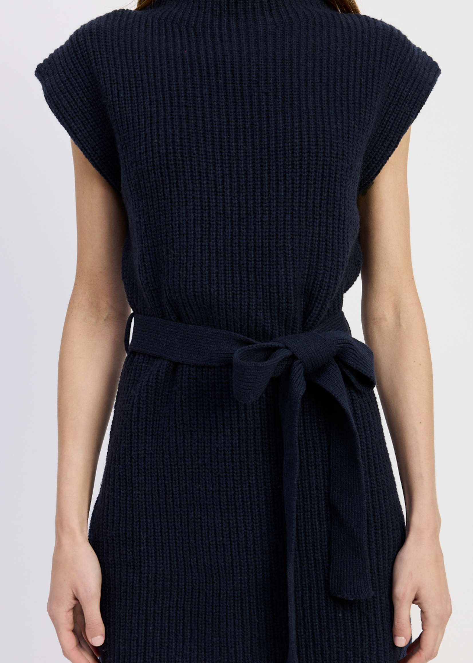 En Saison Navy Nathalia Sweater Dress