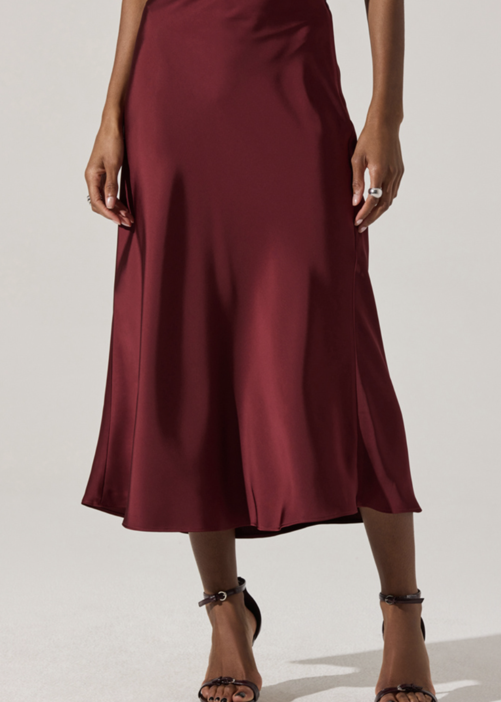 ASTR The Label Wine Windey Skirt