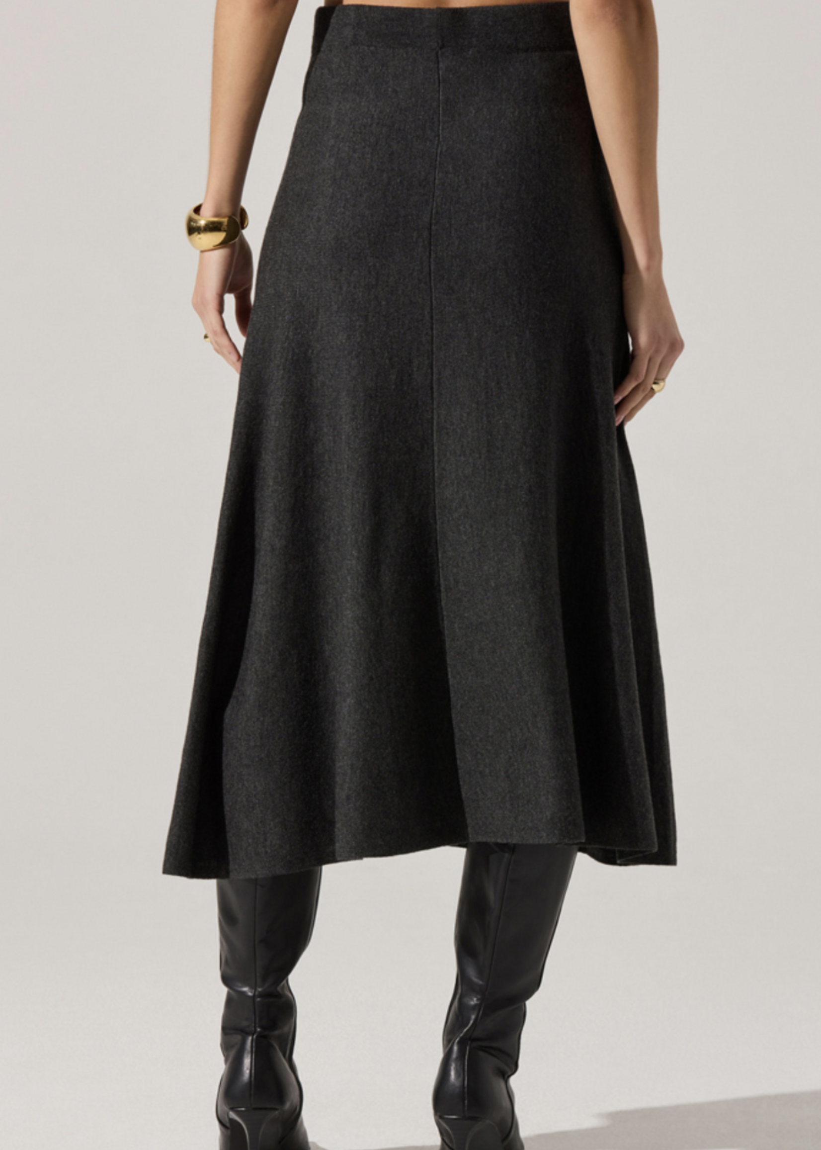 ASTR The Label Charcoal Deora Sweater Skirt