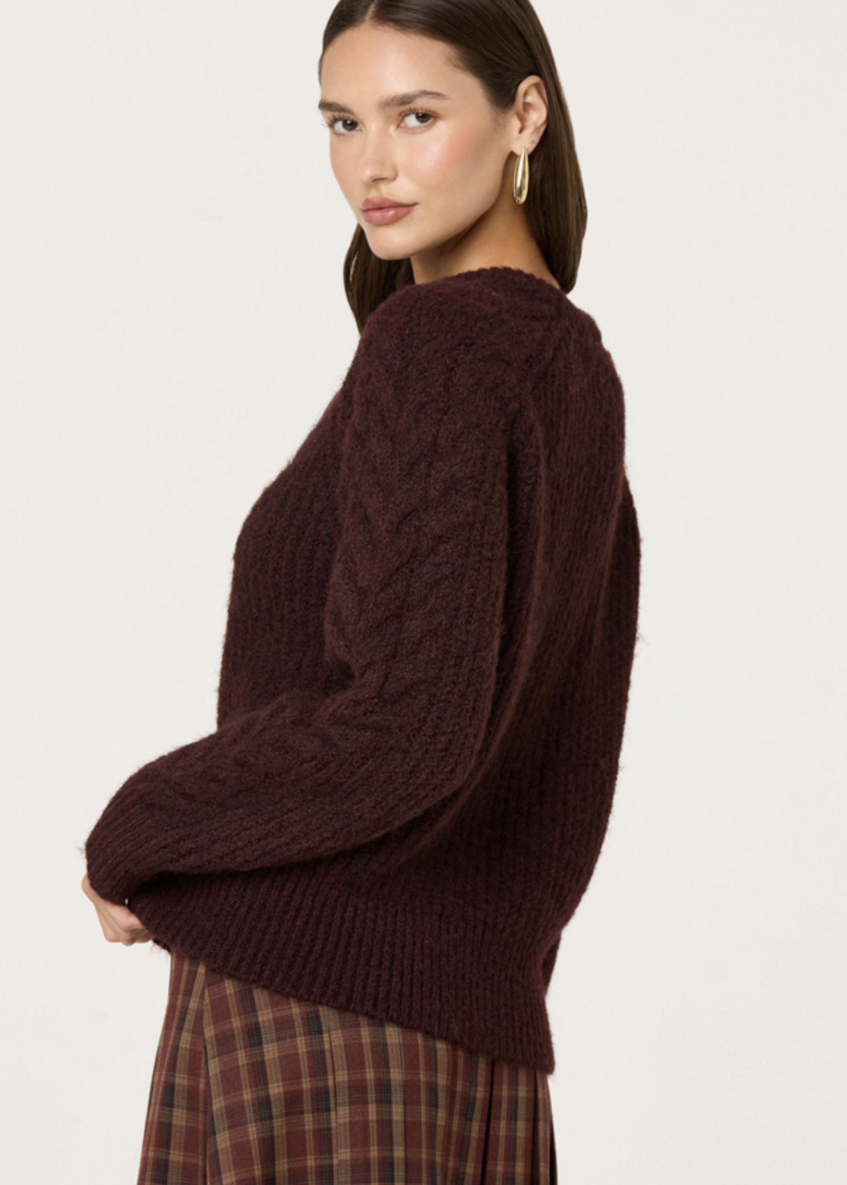 ASTR The Label Wine Taran Sweater