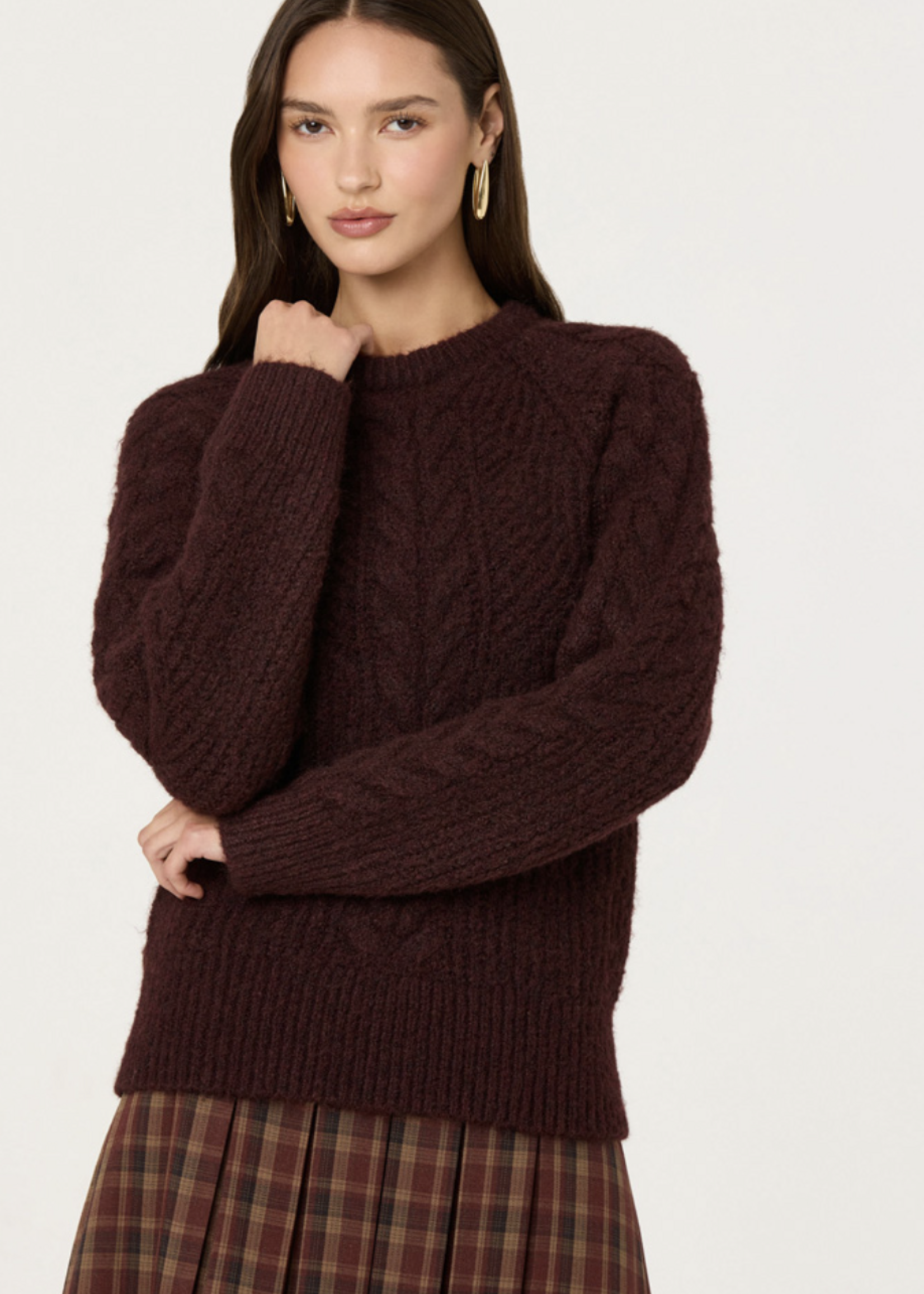 ASTR The Label Wine Taran Sweater
