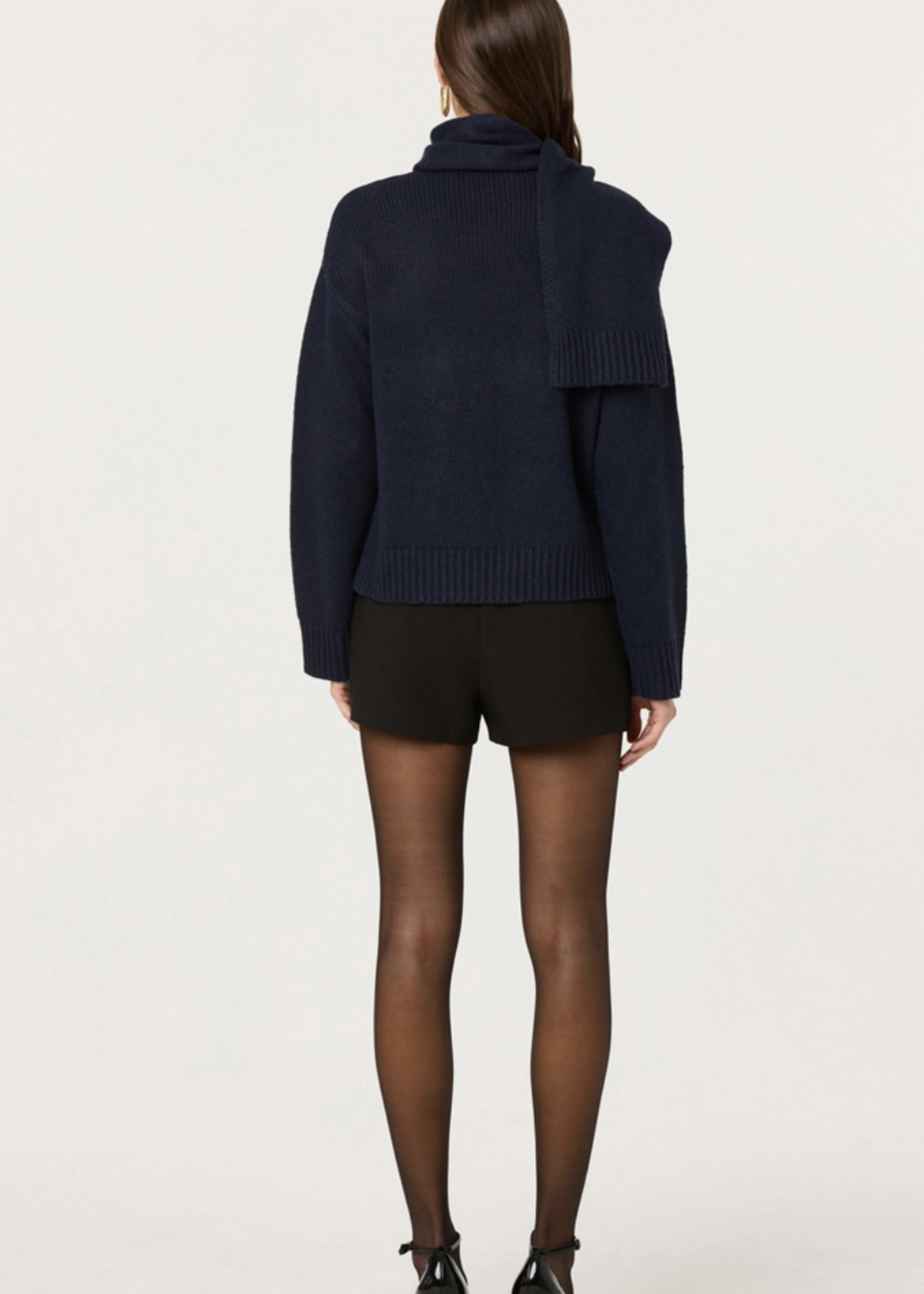 ASTR The Label Navy Jackeline Cardi