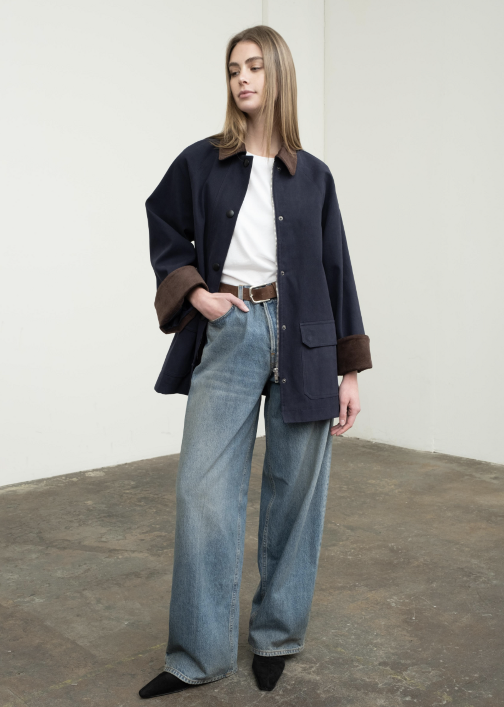 Navy Corduroy Jacket