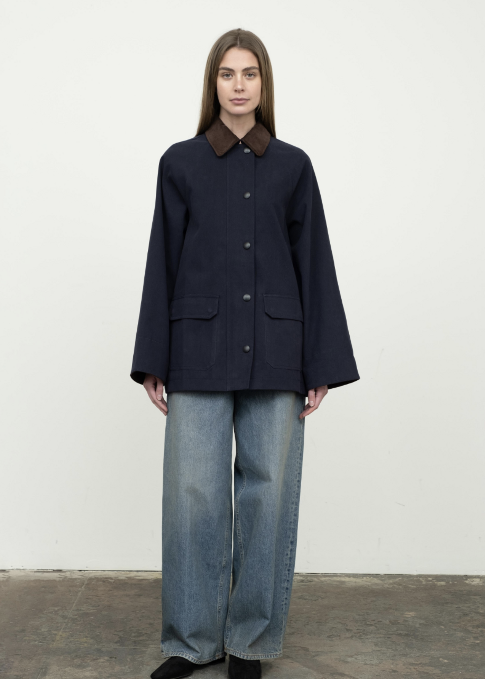 Navy Corduroy Jacket