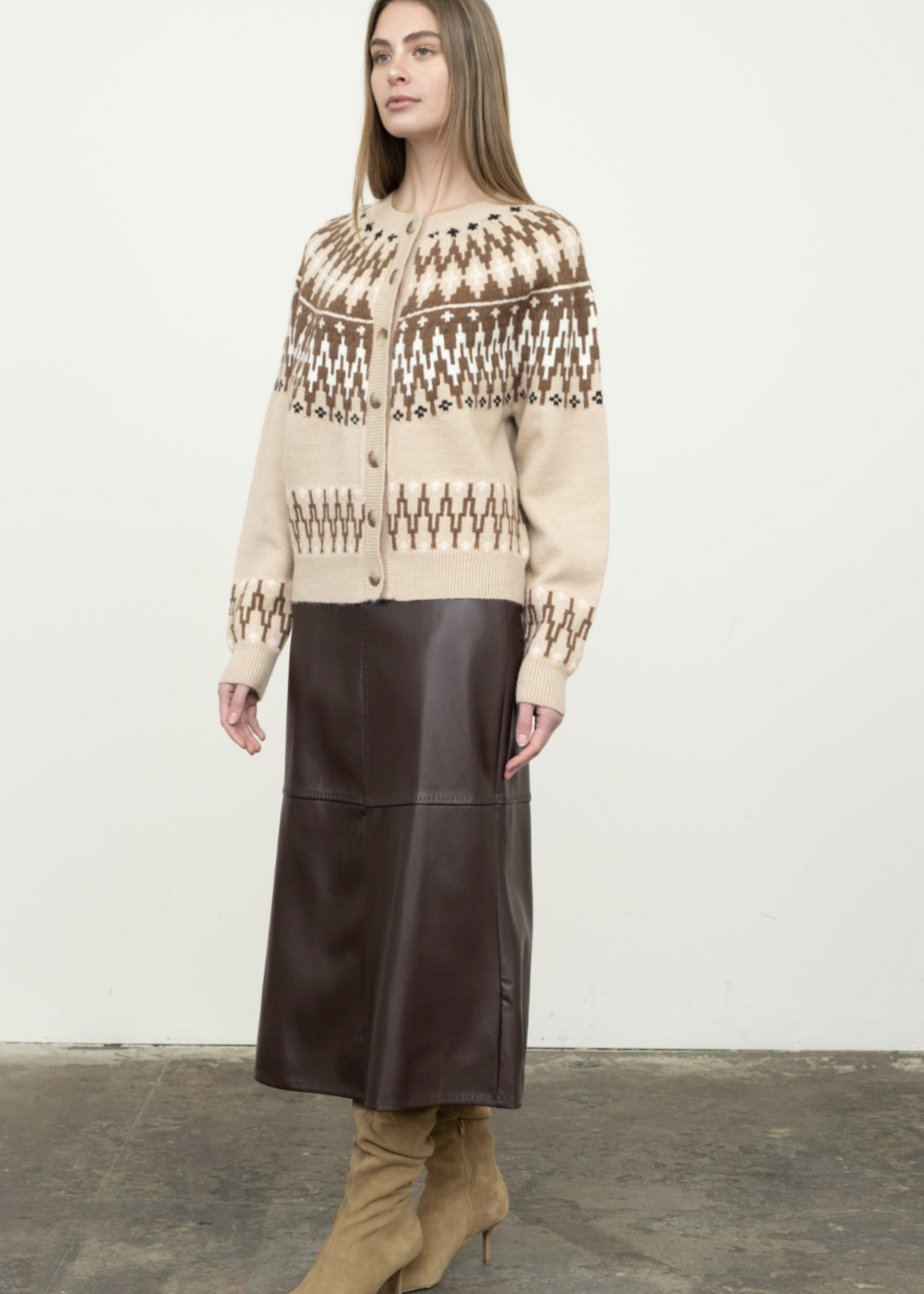 Isle Button Up Sweater