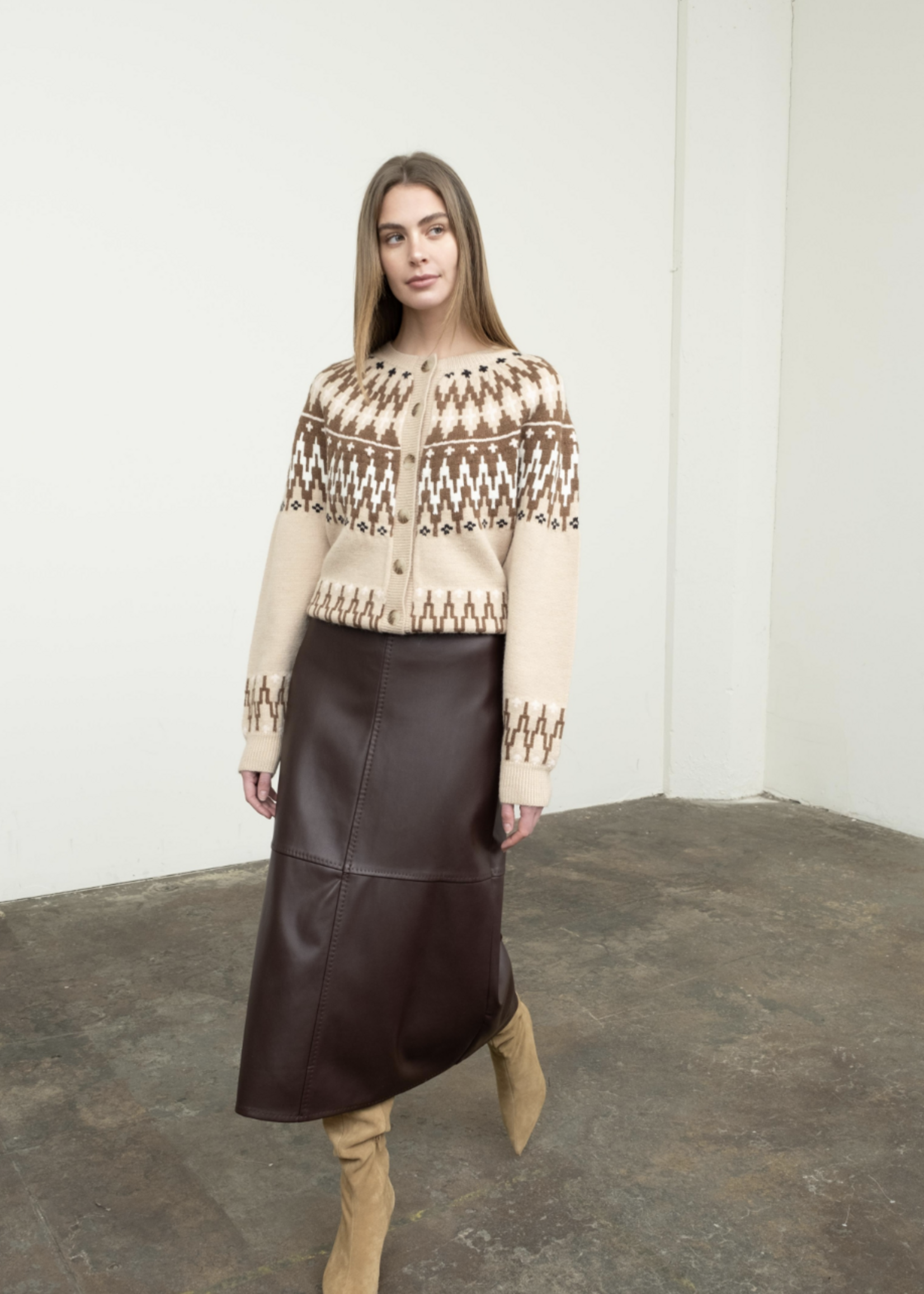 Isle Button Up Sweater