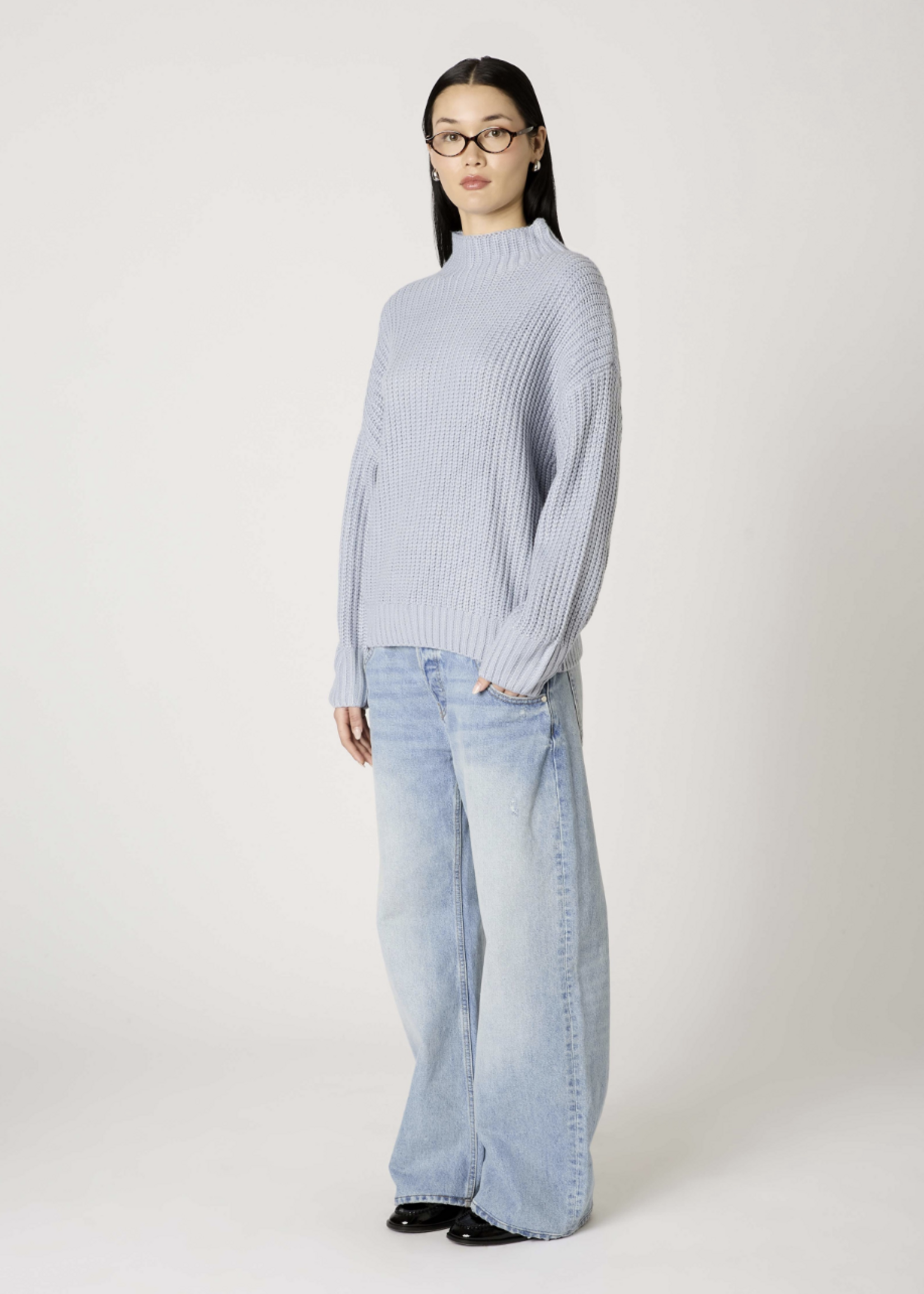 Dusty Blue Yvonne Sweater