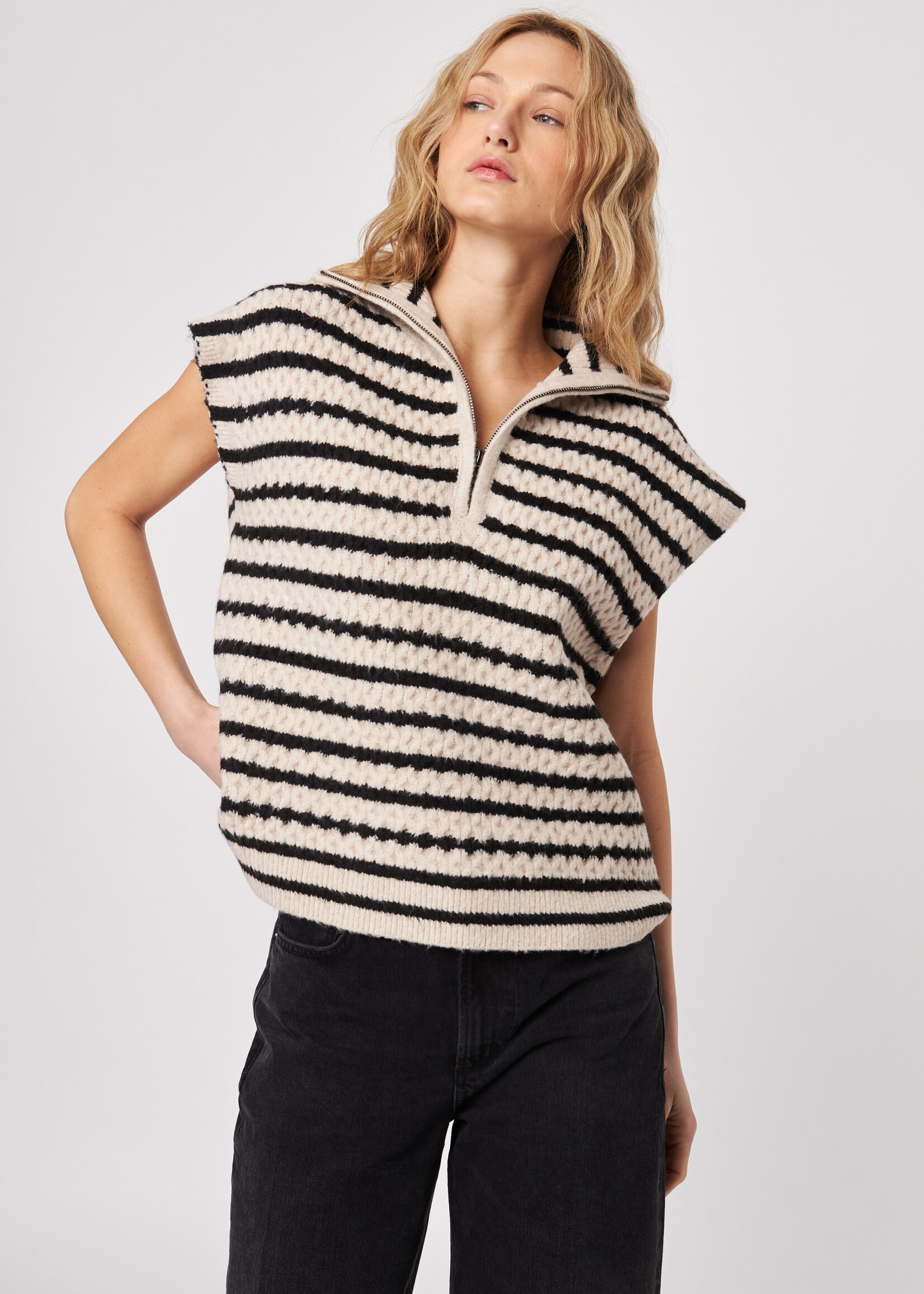 John & Jenn Stripe Arrow Sweater Vest