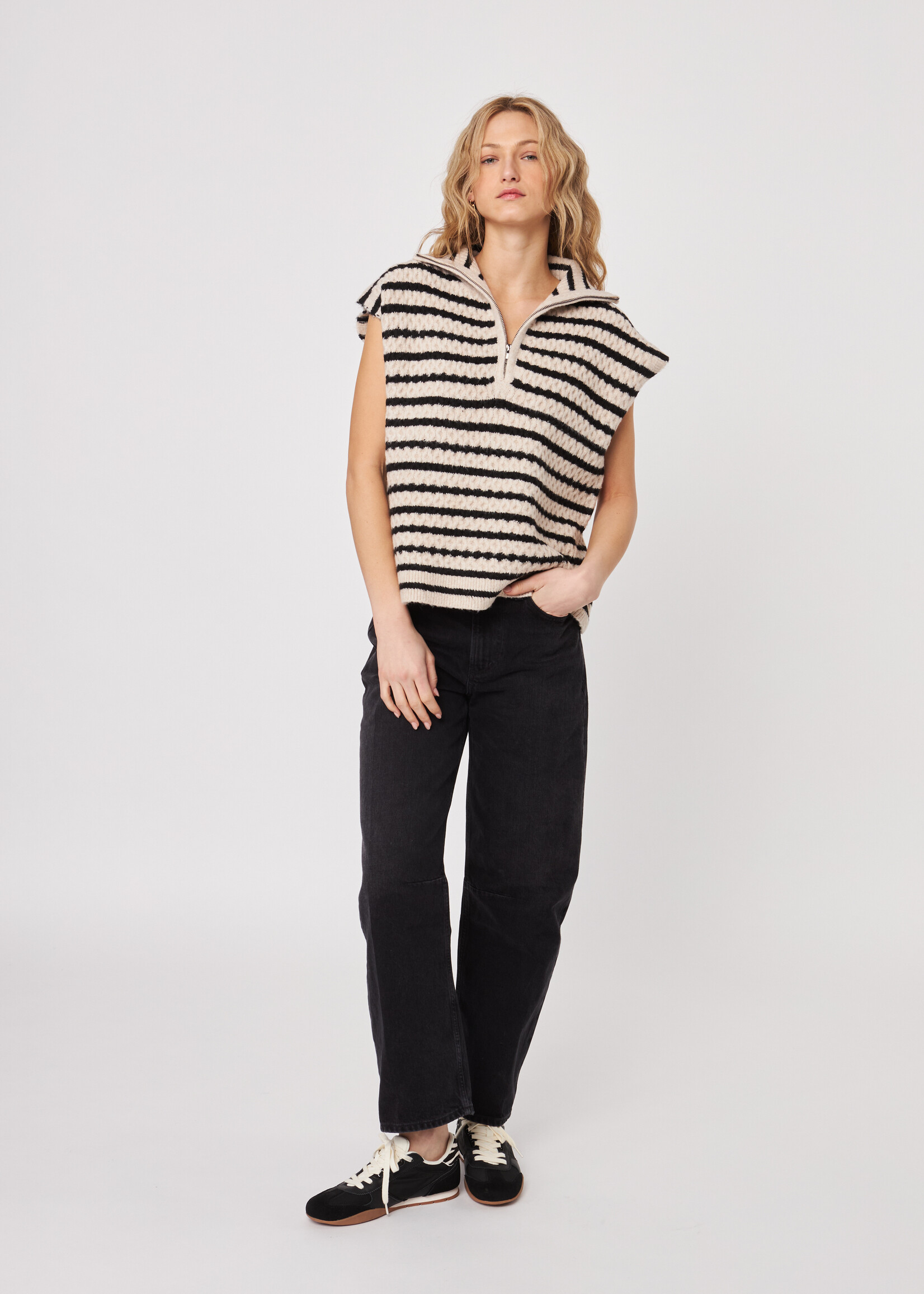 John & Jenn Stripe Arrow Sweater Vest