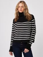 John & Jenn Mime Stripe Eli Sweater