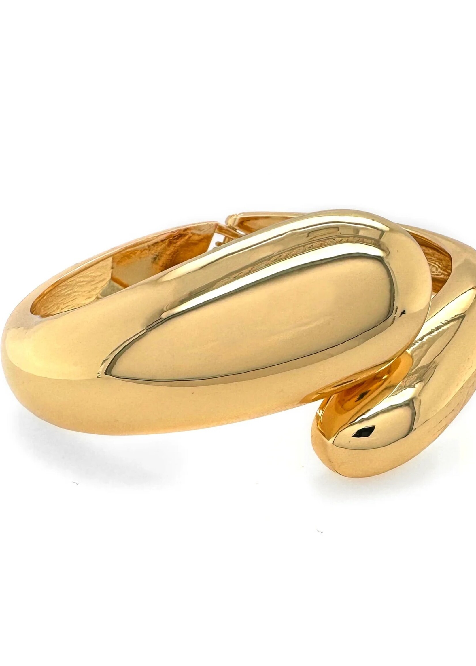 Gold Hinge Bangle