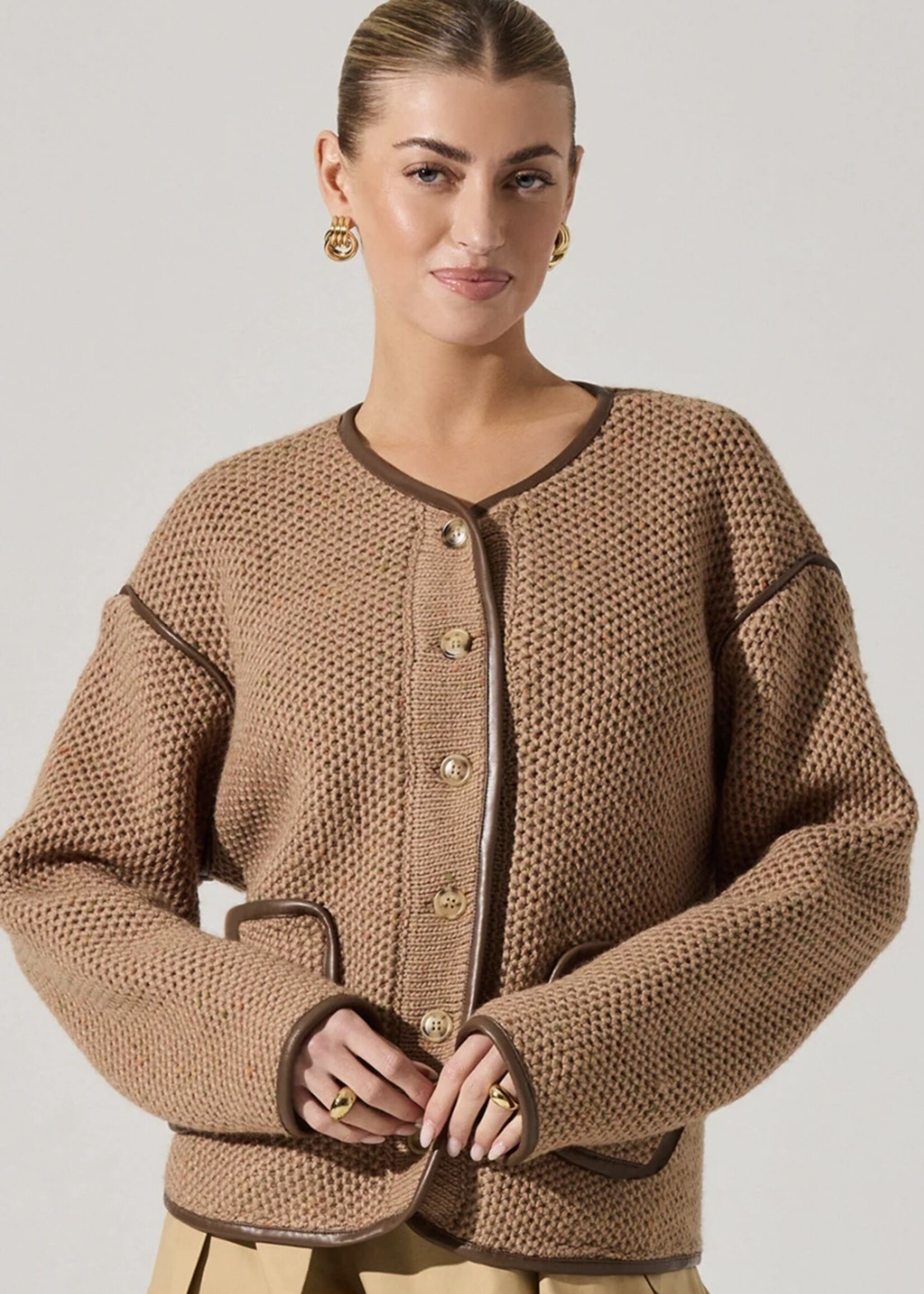 ASTR The Label Kembrie Sweater Jacket