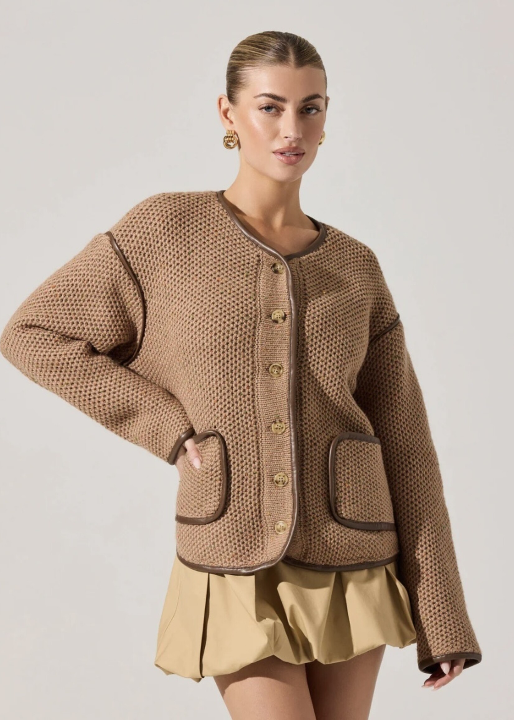 ASTR The Label Kembrie Sweater Jacket