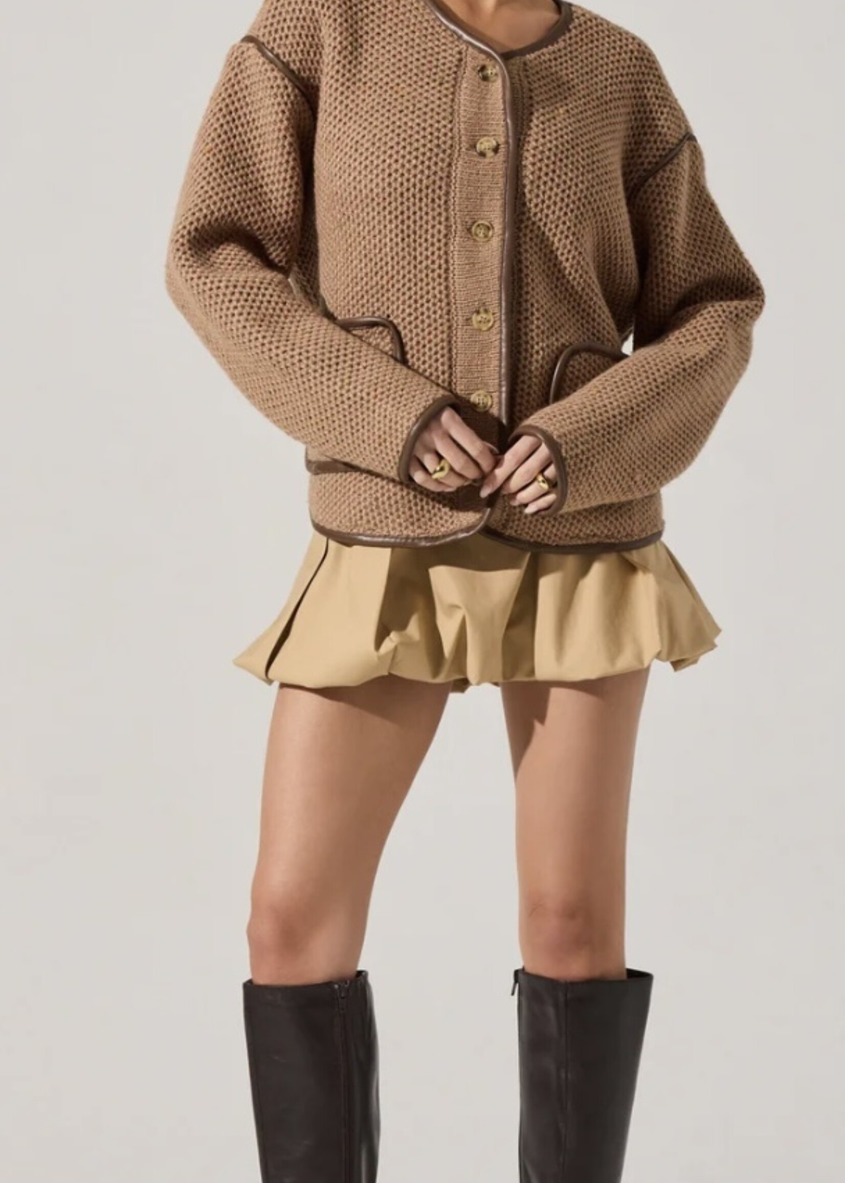 ASTR The Label Kembrie Sweater Jacket