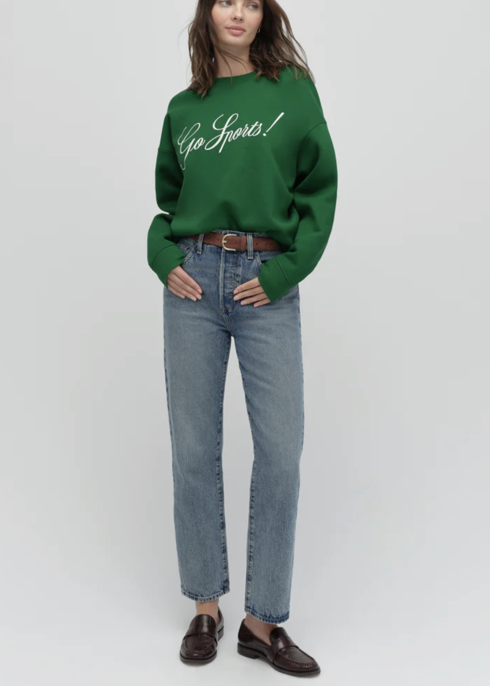 Favorite Daughter Green Go Sports Script Crew