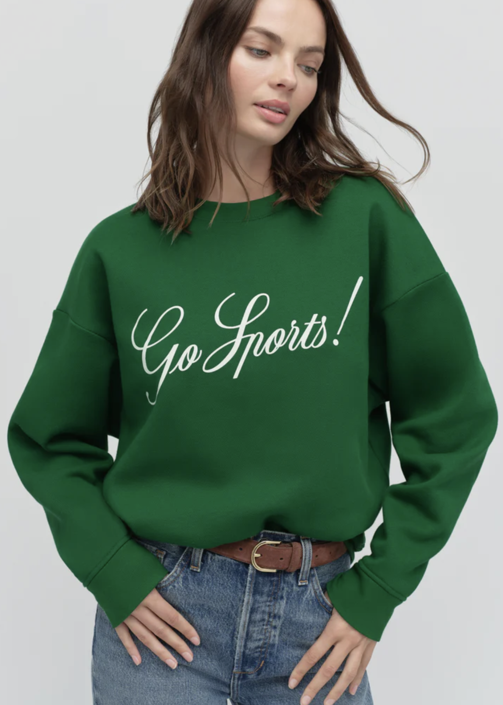 Favorite Daughter Green Go Sports Script Crew