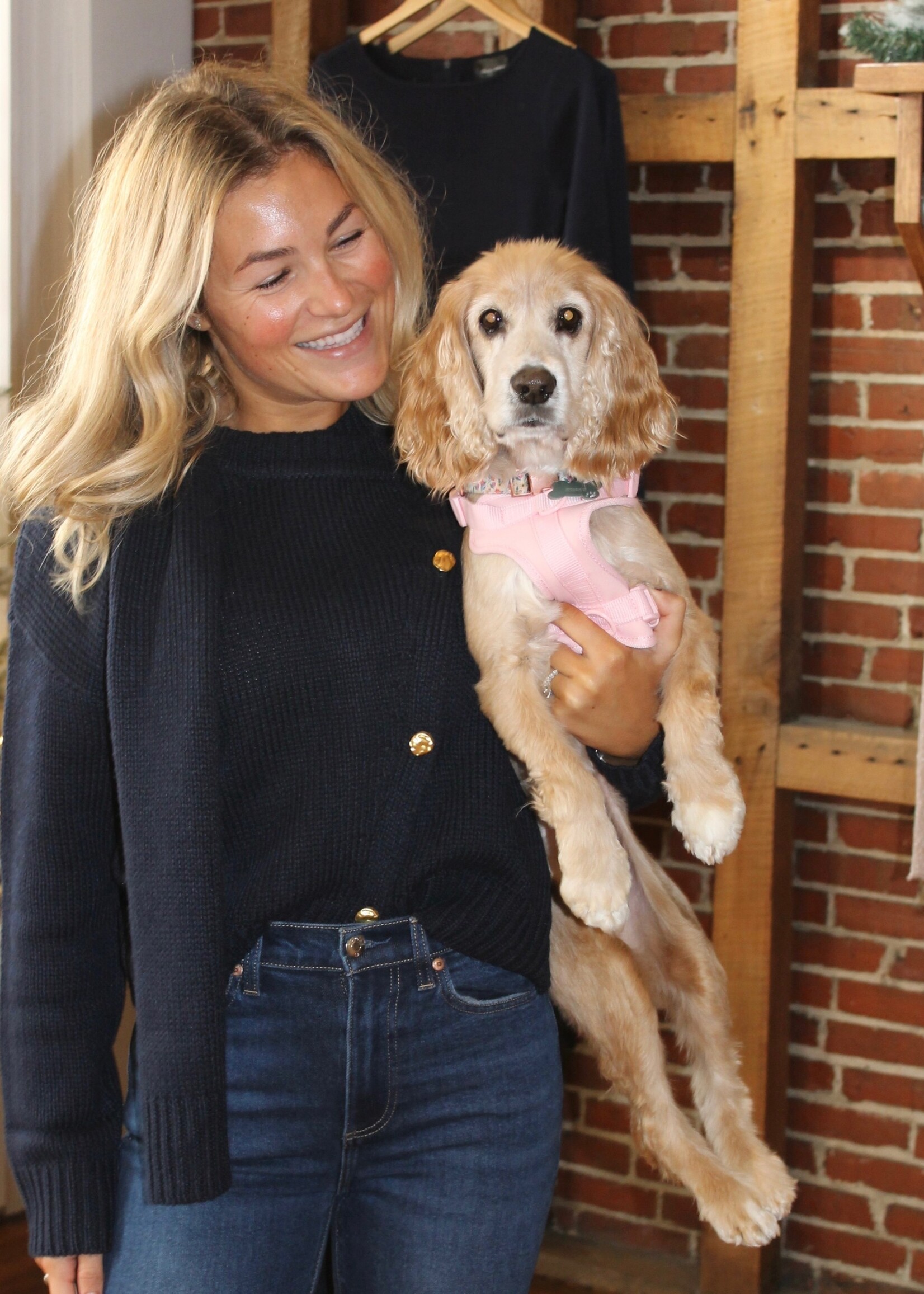 ASTR The Label Navy Jackeline Cardi