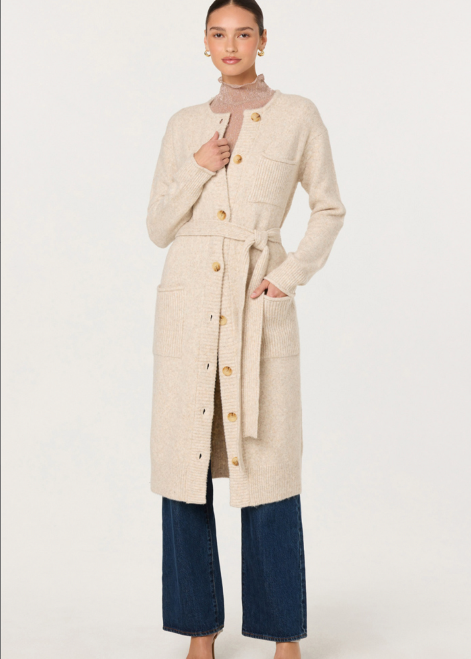 ASTR The Label Meris Duster Sweater