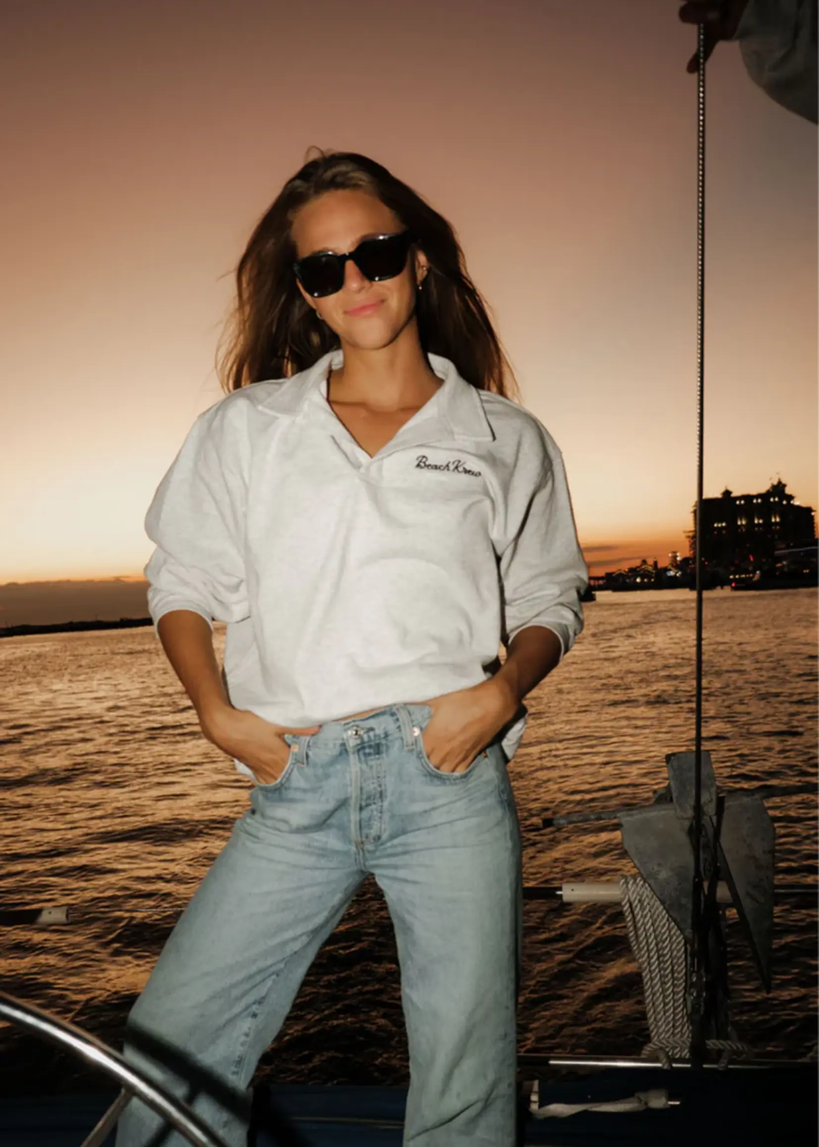 Drift Embroidered Crew