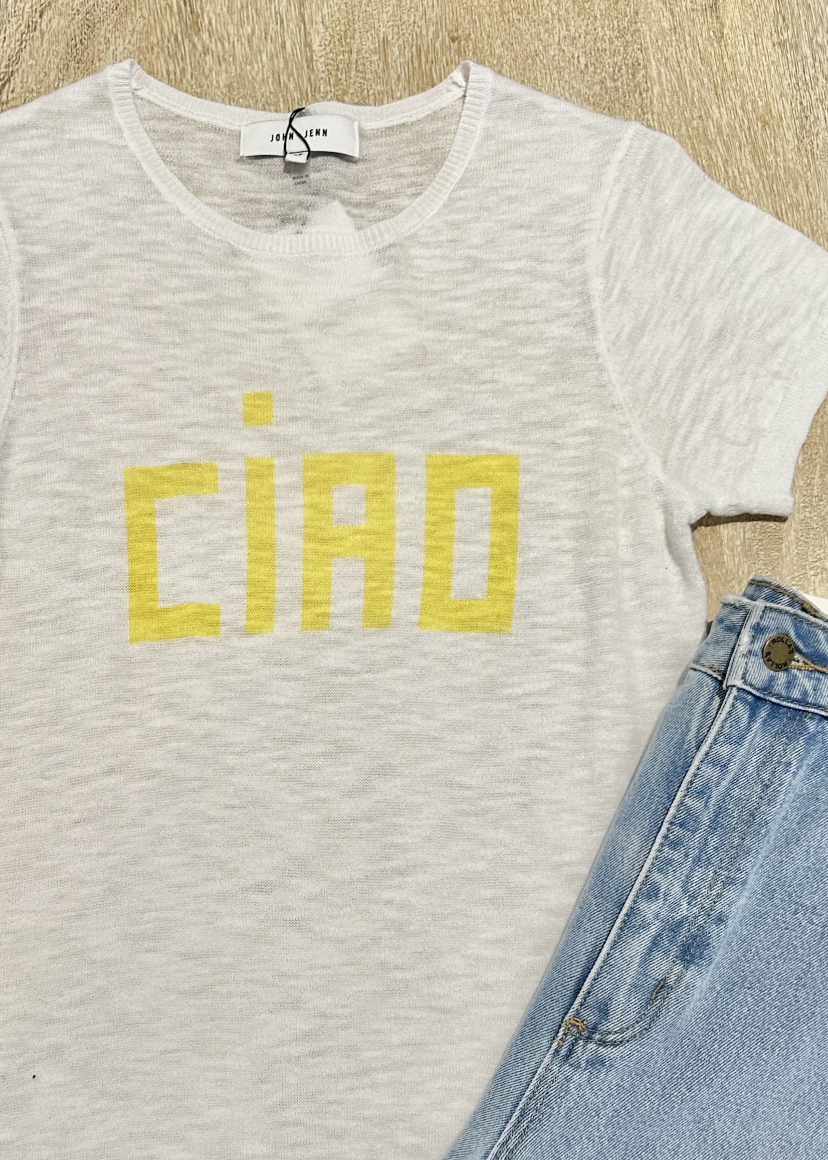 John & Jenn Ciao Cyrus Top