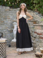 Black Ivory Front Twist Dress