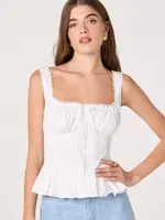 ASTR The Label White Jaci Top