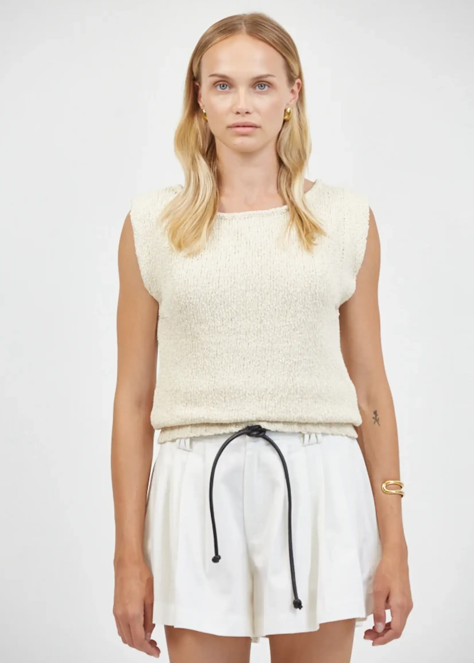 a.ren Natural Whitney Sweater