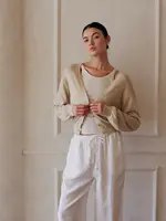a.ren Taupe Bella Cardi