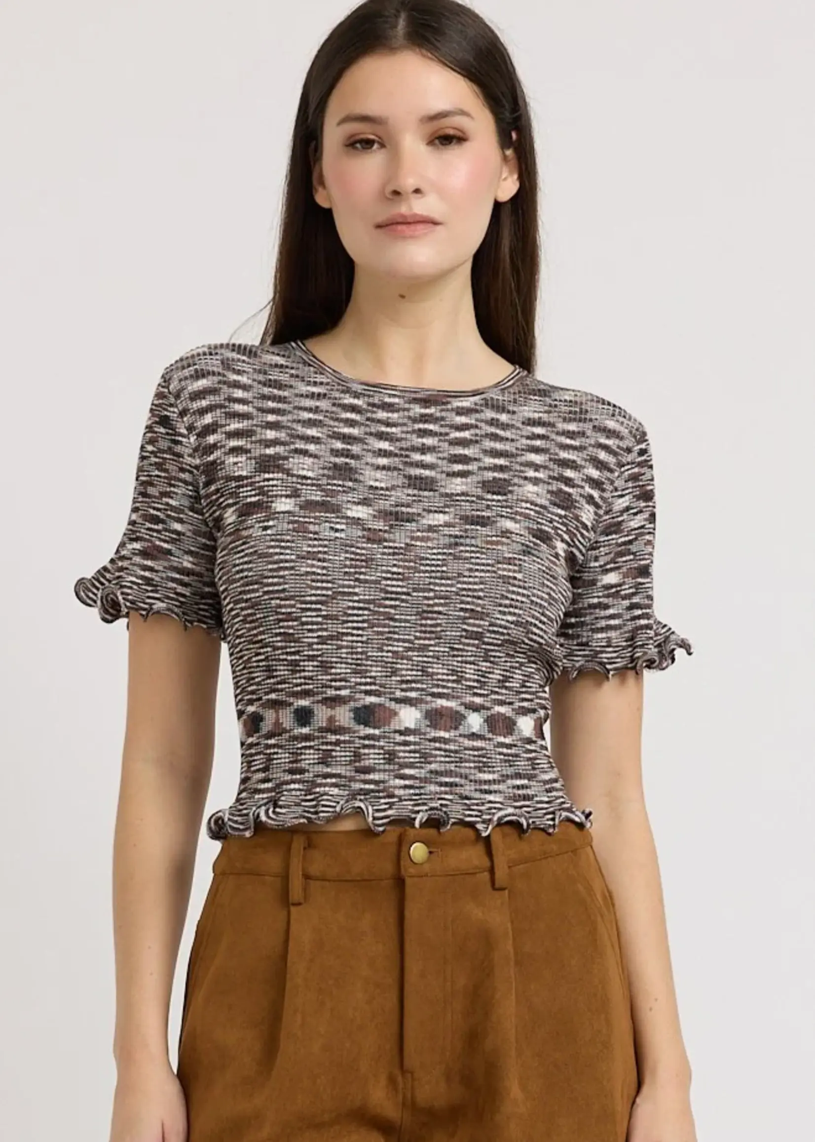 En Saison Lila Top