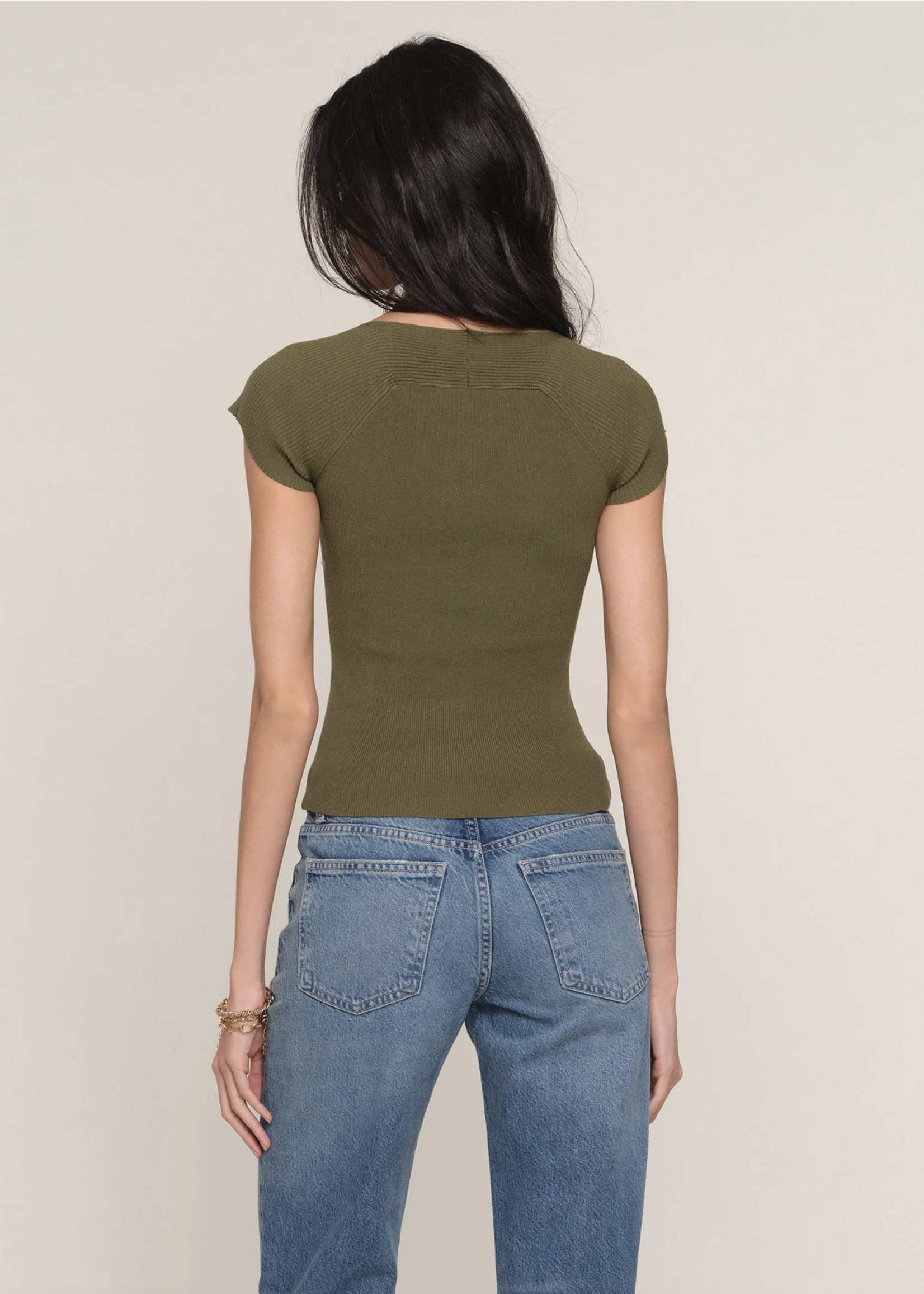 Heartloom Olive Amity Top