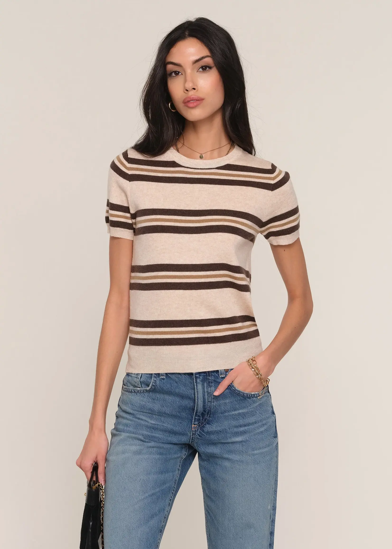 Heartloom Oat Stripe Brenna Top