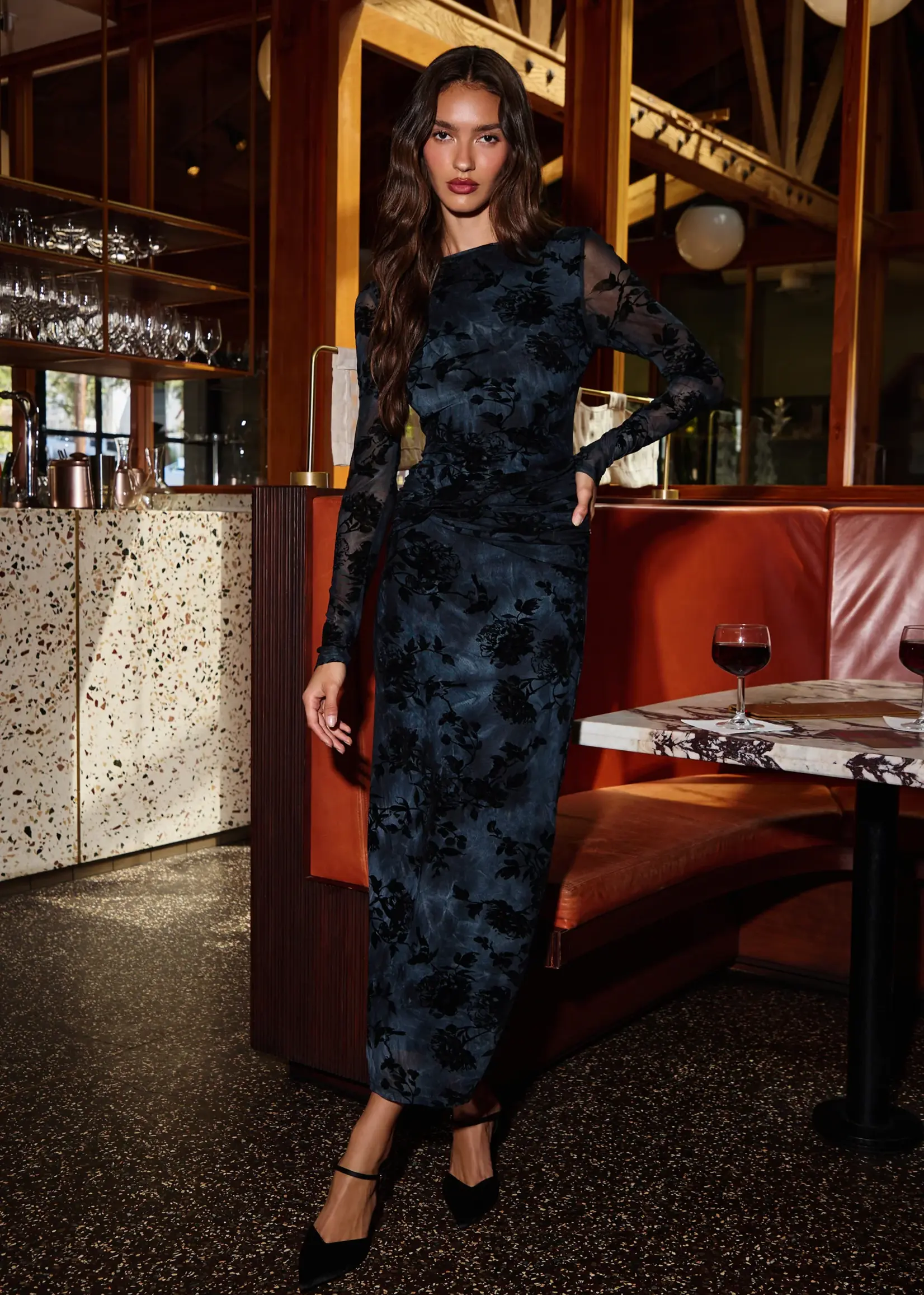 ASTR The Label Floral Syriah Dress