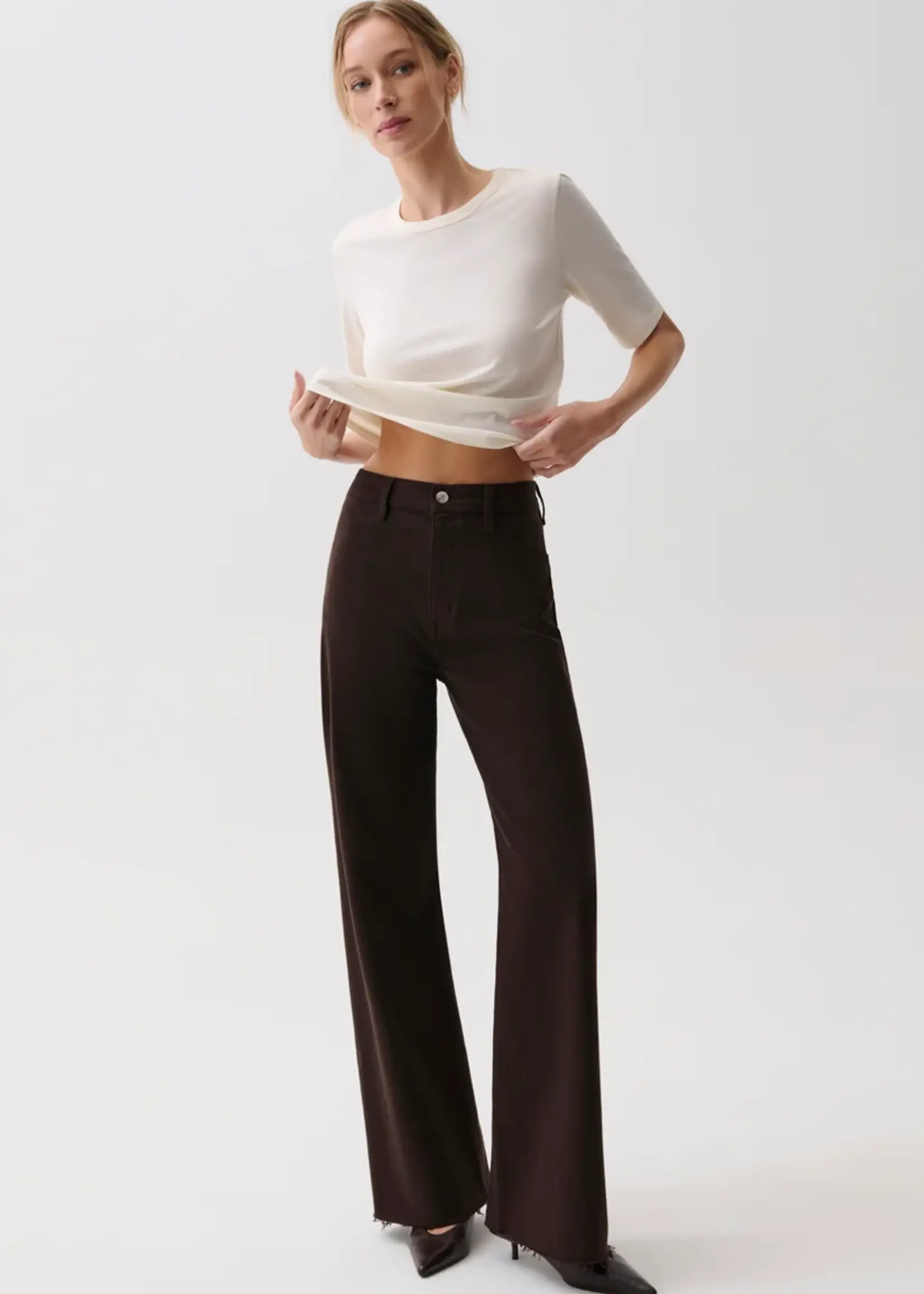 Pistola Mocha Penny Wide Leg