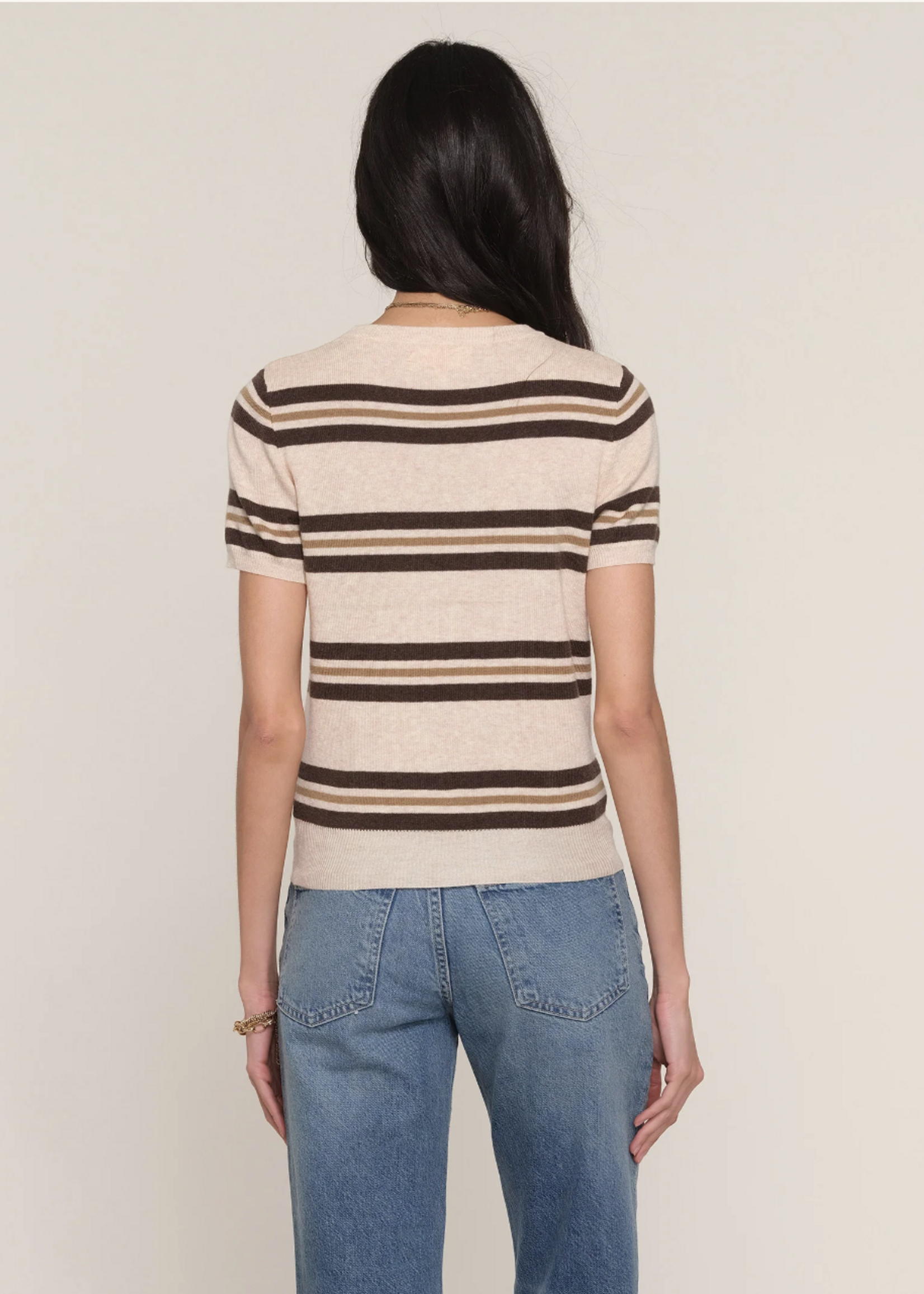 Heartloom Oat Stripe Brenna Top