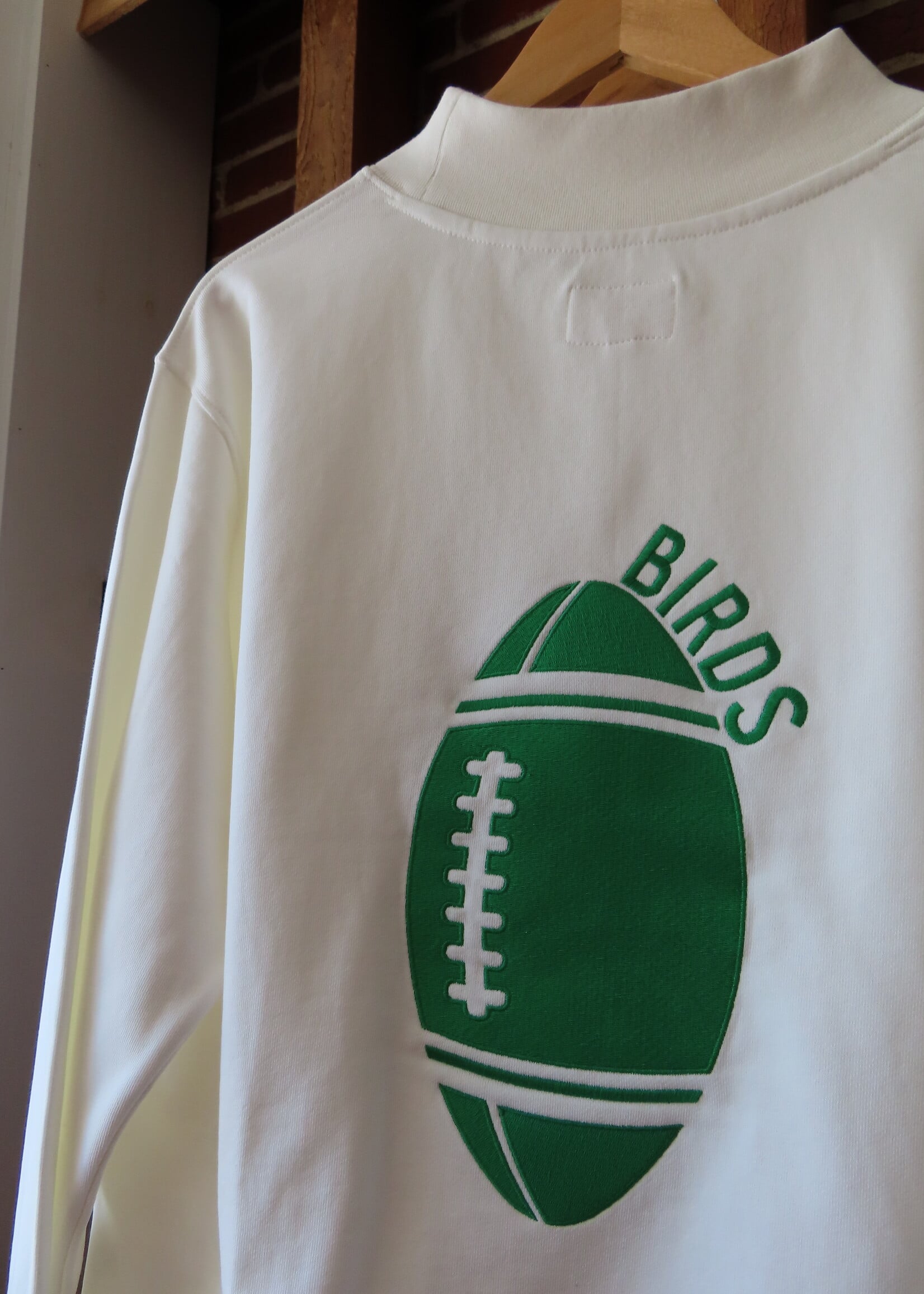Ellsworth + Ivey Custom PHL Birds Mock Neck